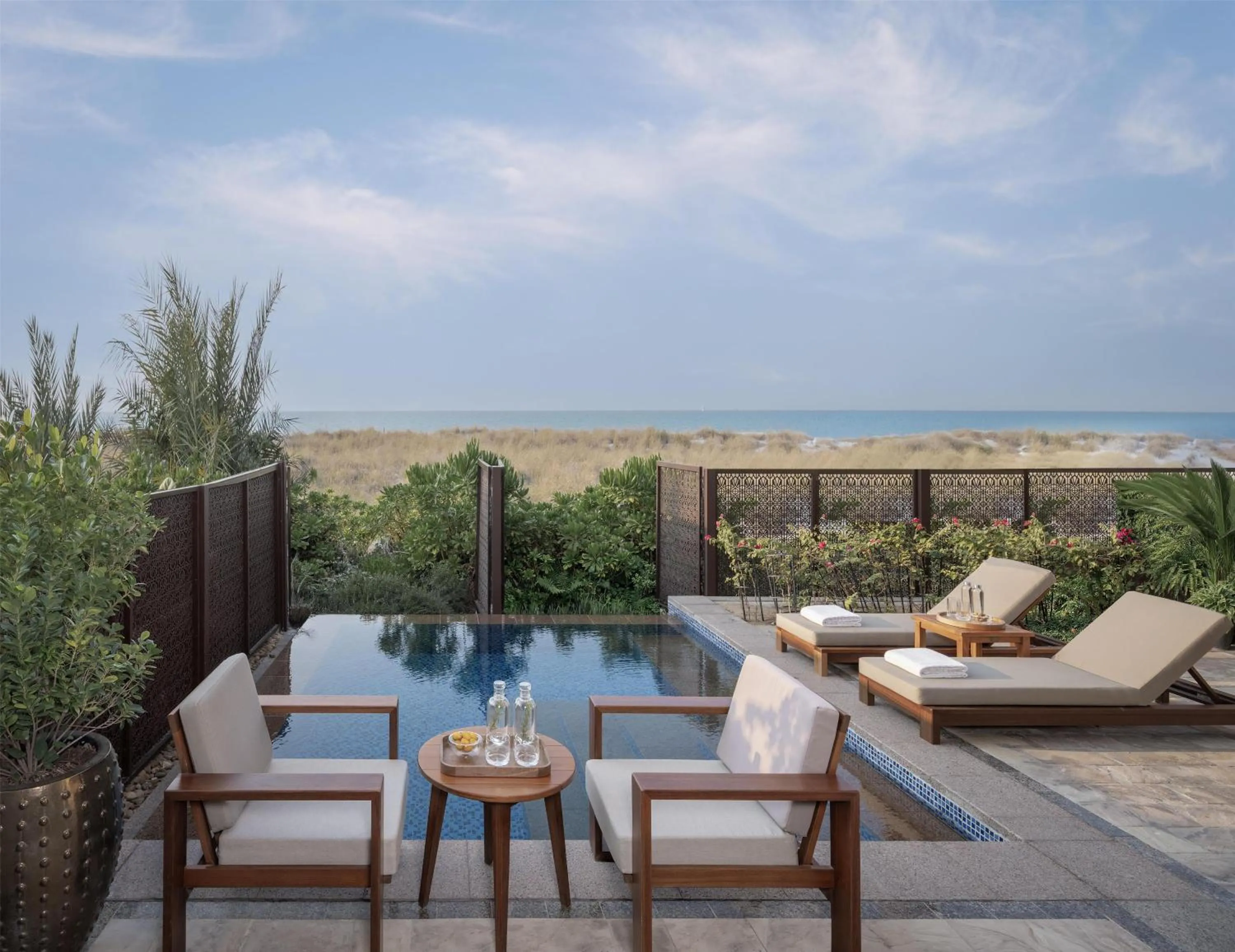 Patio in Park Hyatt Abu Dhabi Hotel and Villas