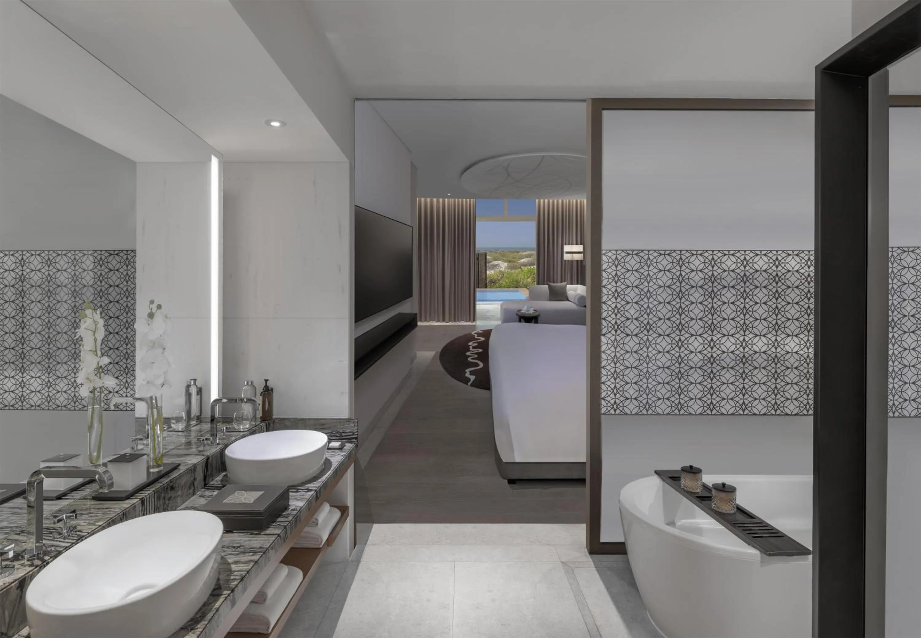 Bathroom in Park Hyatt Abu Dhabi Hotel and Villas