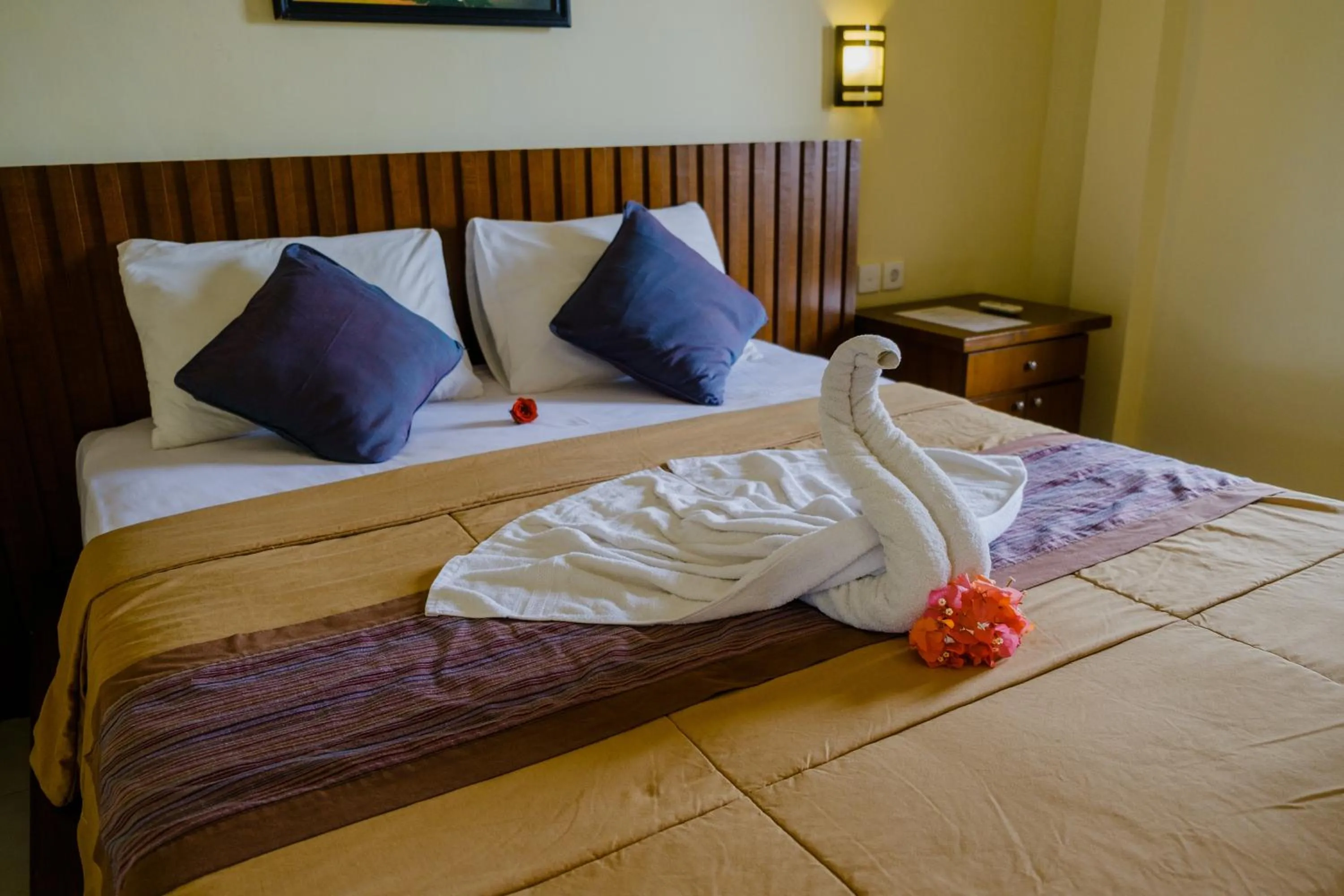 Bed in Desak Putu Putra Home Stay