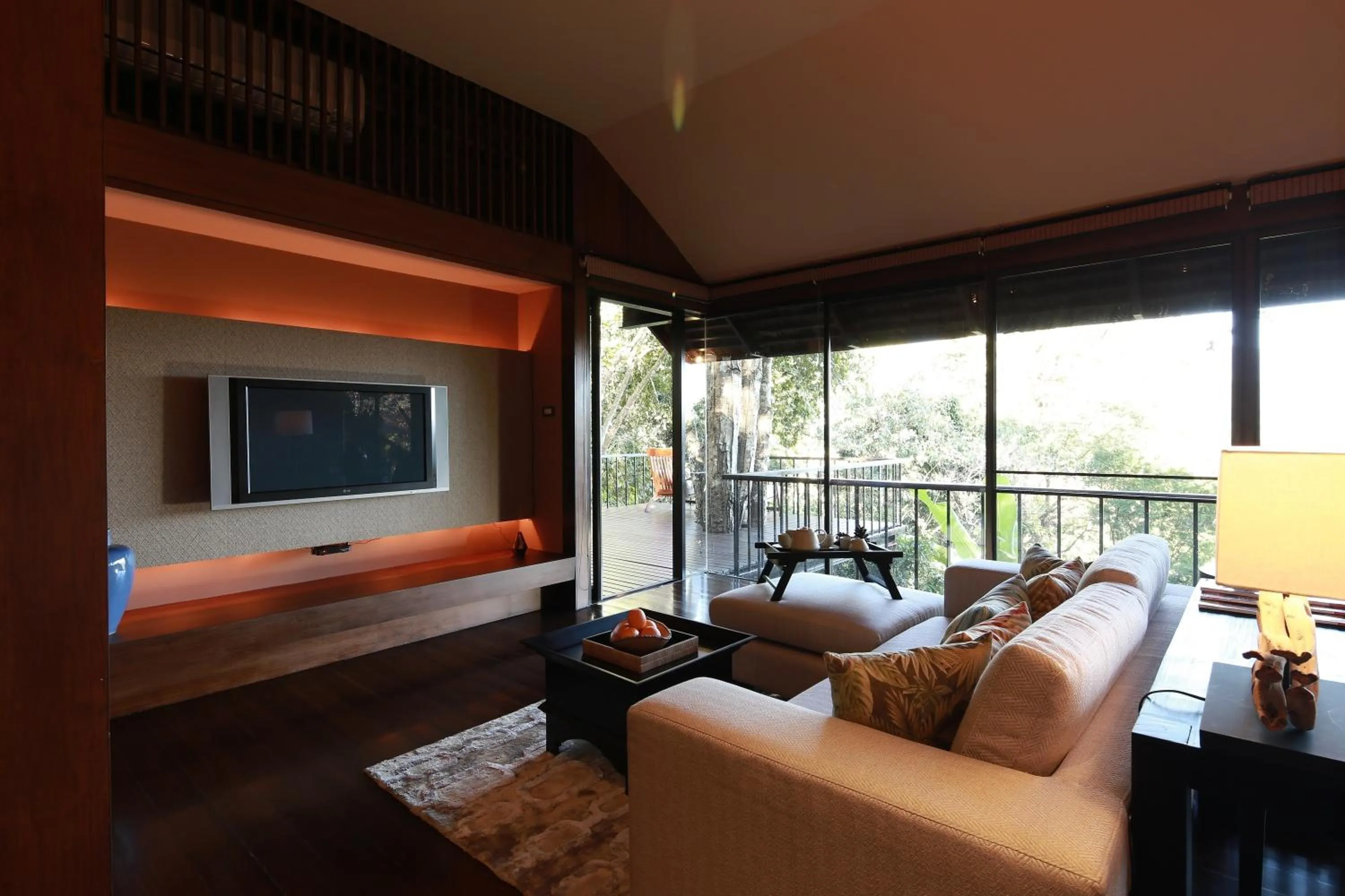 Seating area in Vanilla hill (hill lodge)