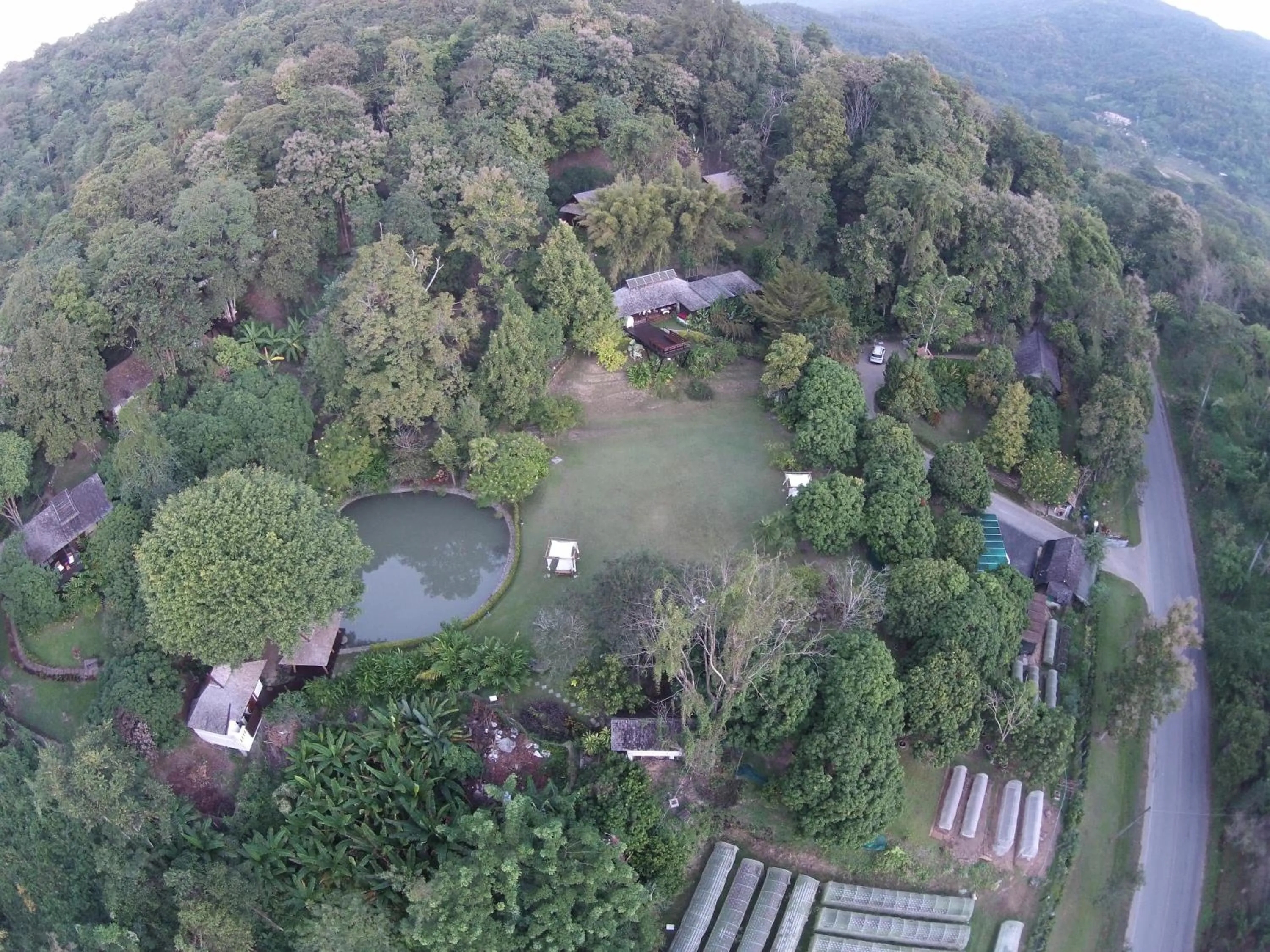 Bird's eye view in Vanilla hill (hill lodge)