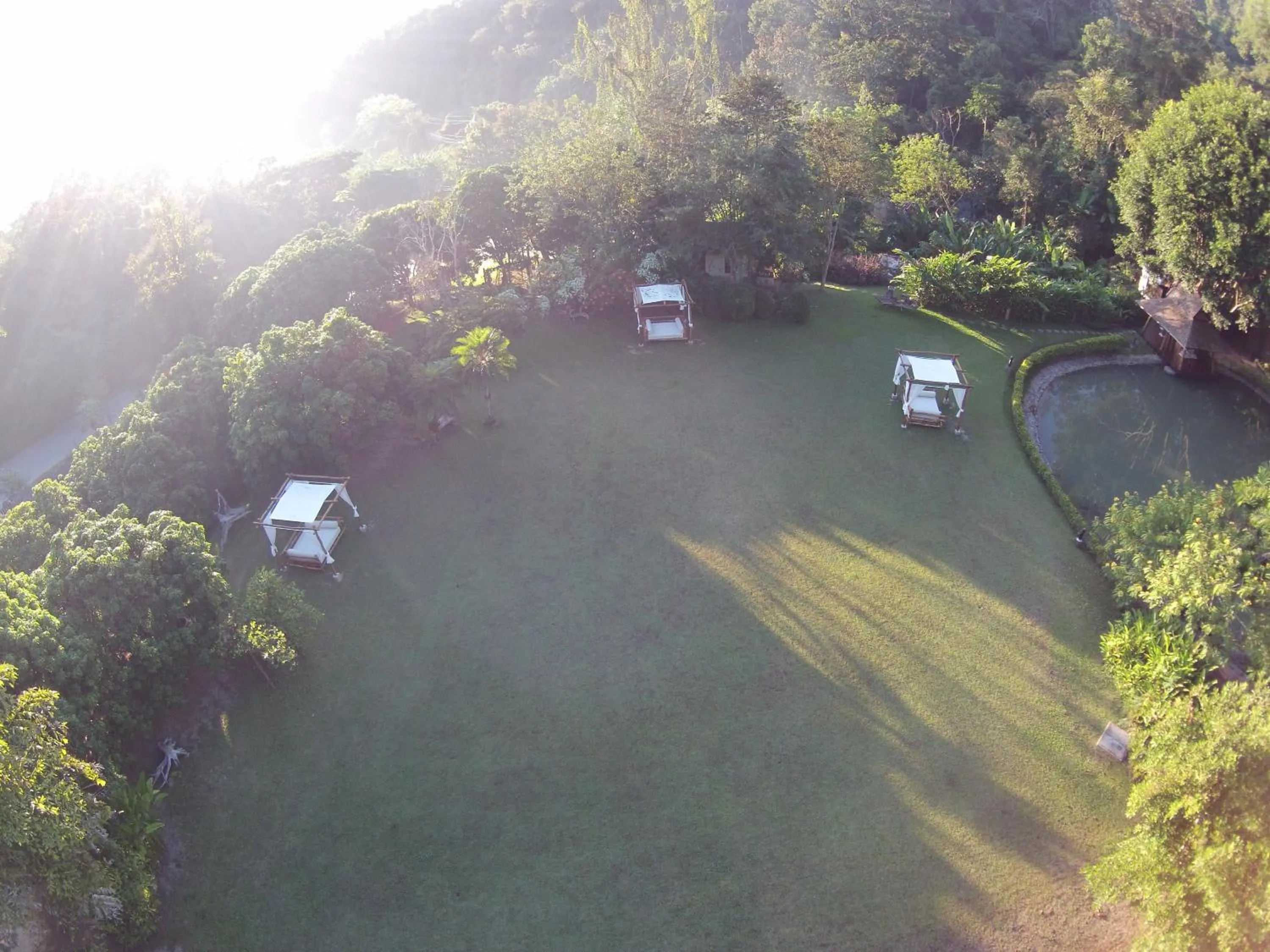Bird's eye view in Vanilla hill (hill lodge)