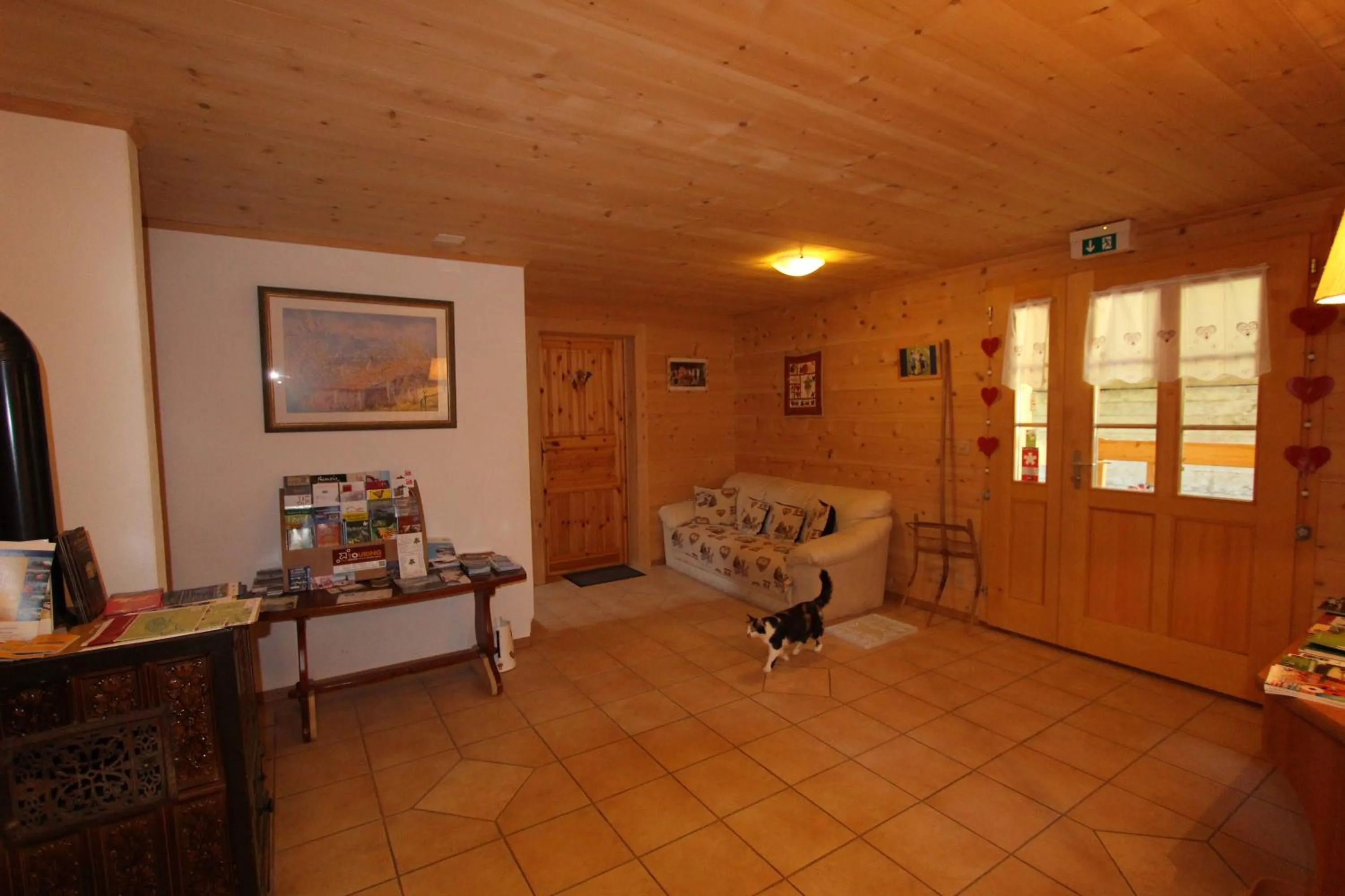 Lobby or reception in B&B Le Berceau