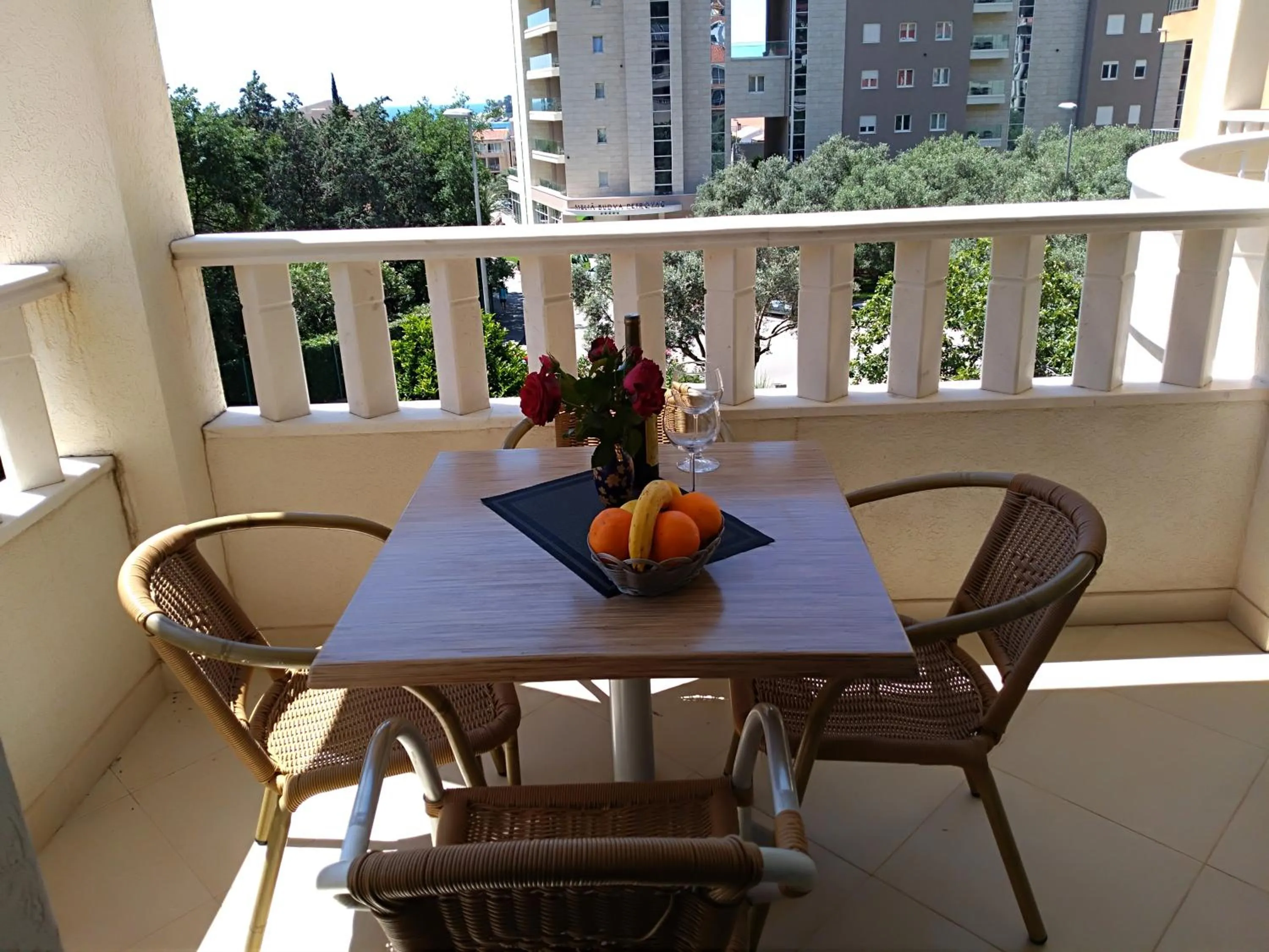 Balcony/Terrace in Vila V Lux Apartments