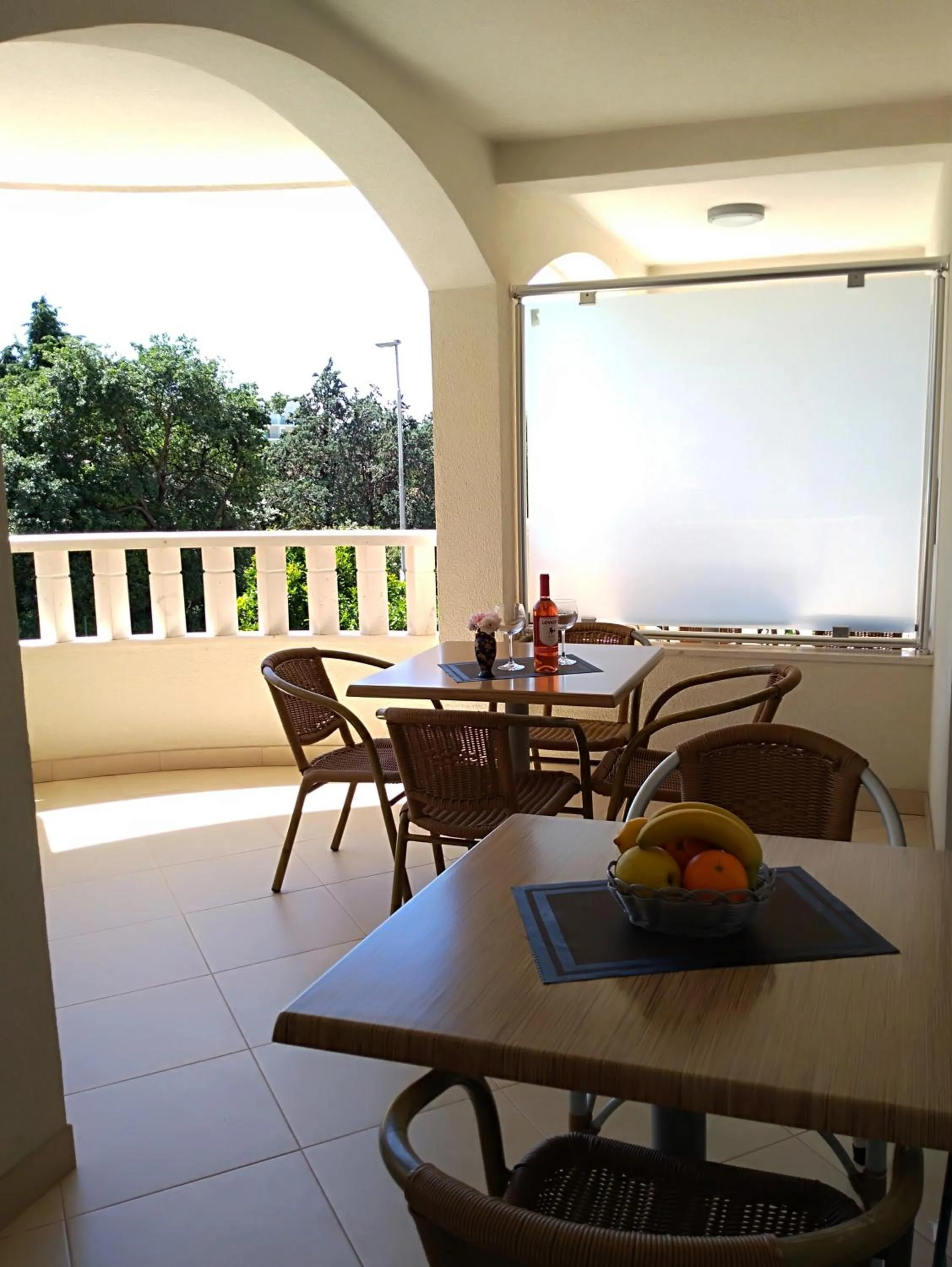 Balcony/Terrace in Vila V Lux Apartments