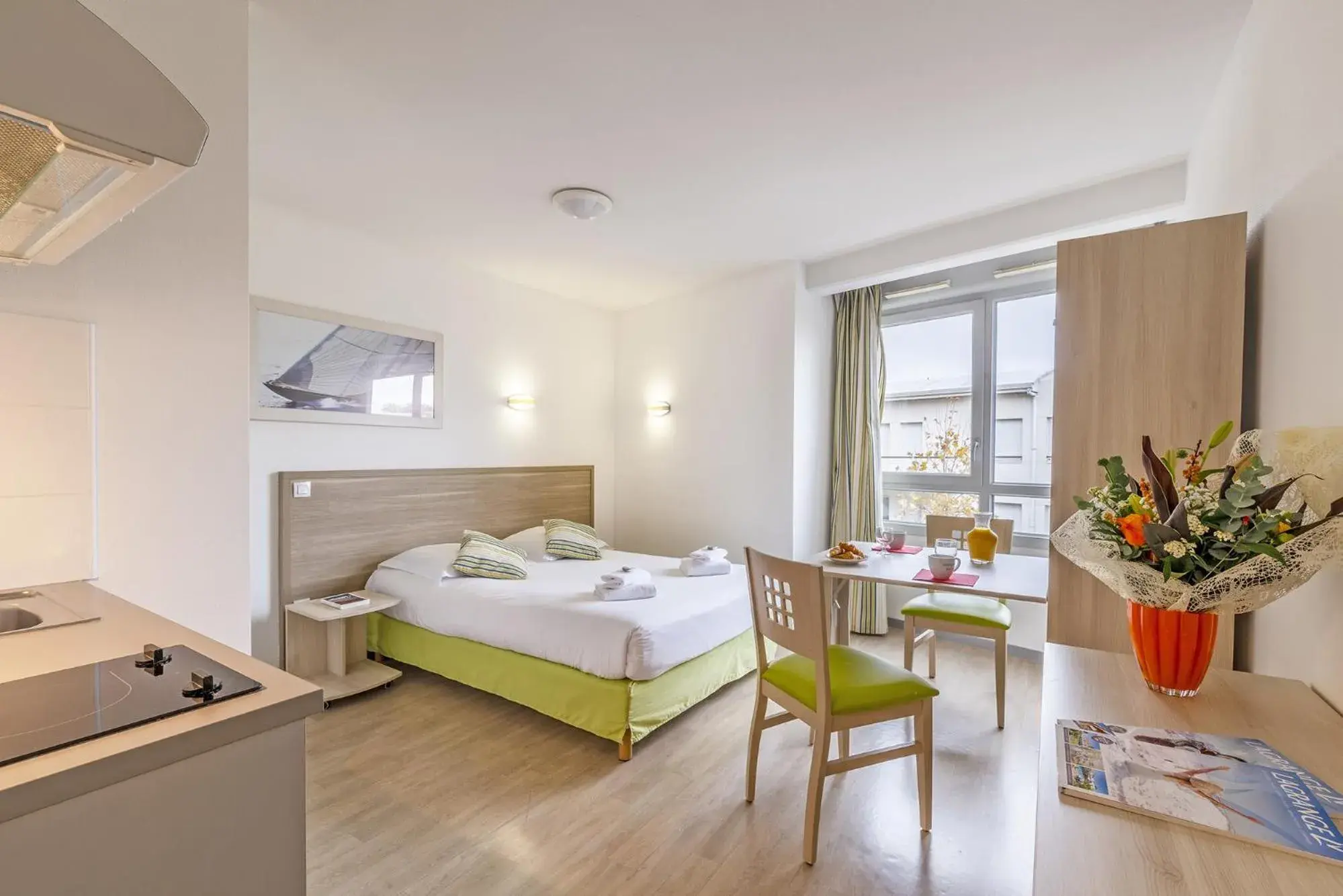 Studio with Double Bed in Lagrange Apart'Hotel l’Escale Marine Studio with Double Bed in Lagrange Apart'Hotel l’Escale Marine