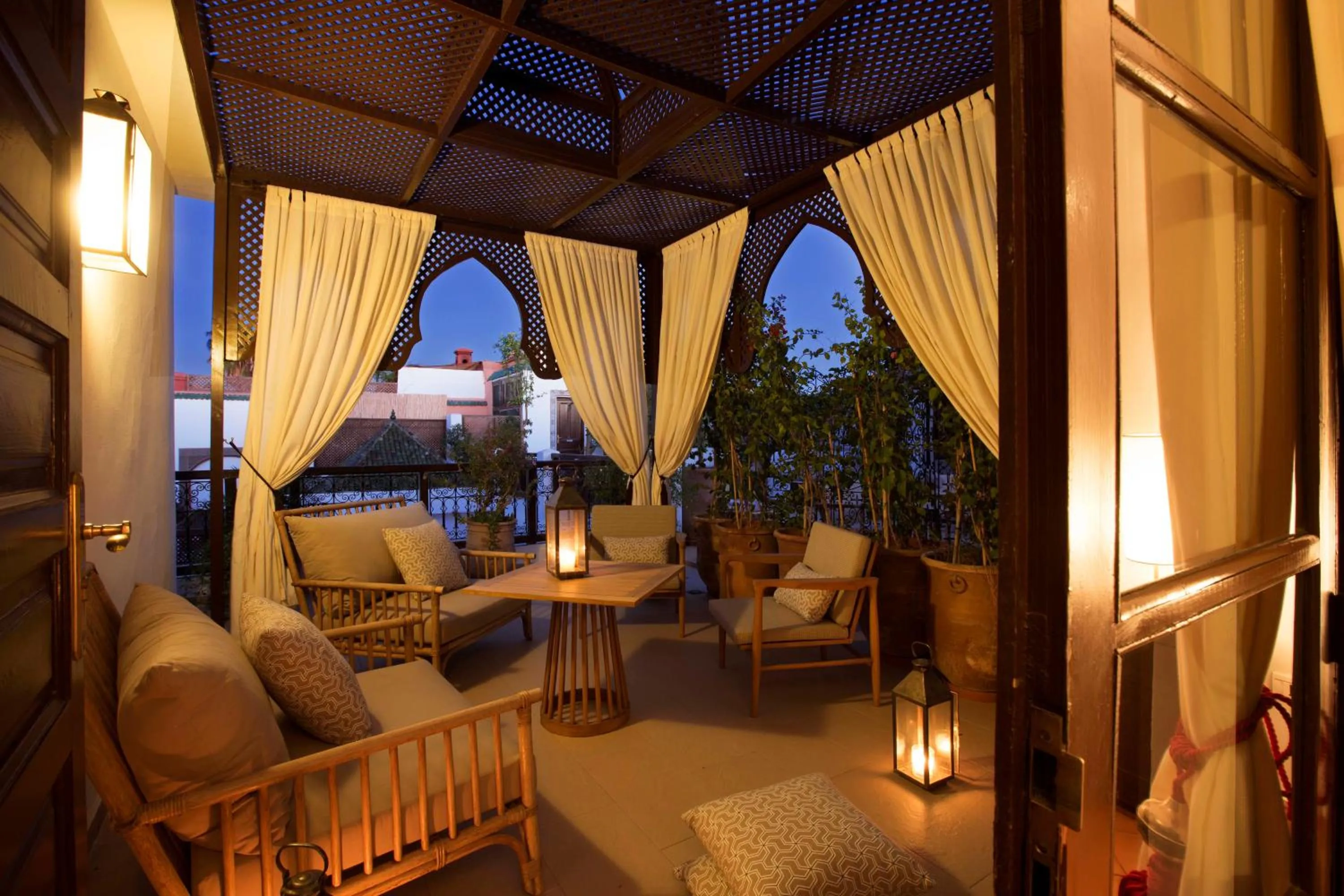 Balcony/Terrace in Riad Dar Alfarah