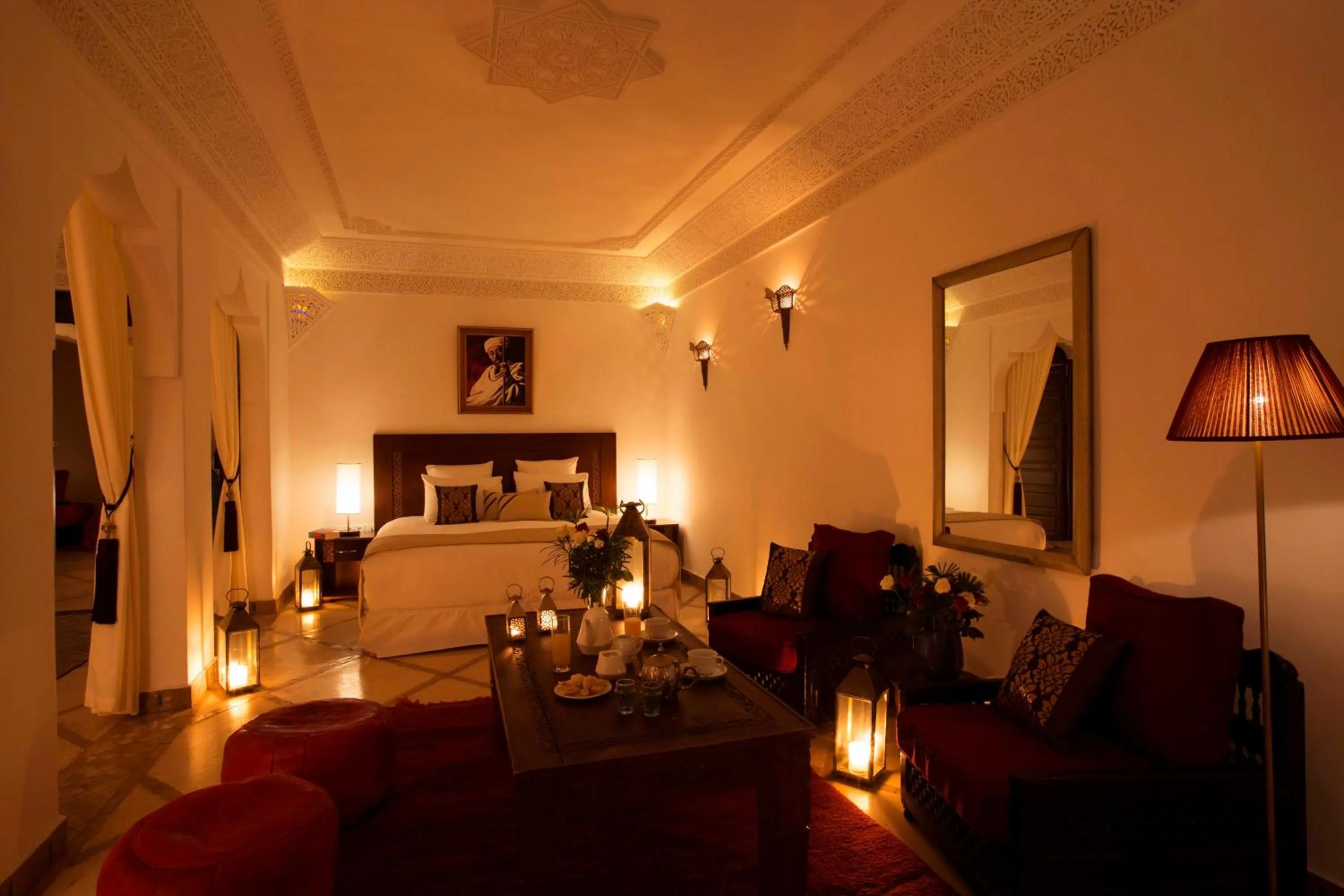 Living room in Riad Dar Alfarah