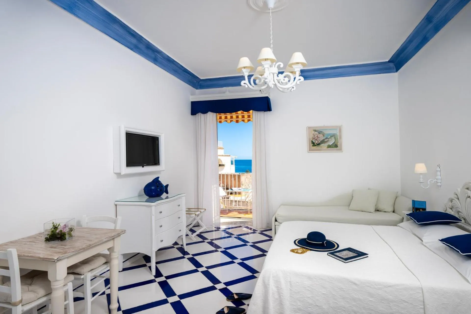 Bed in Villa Flavio Gioia