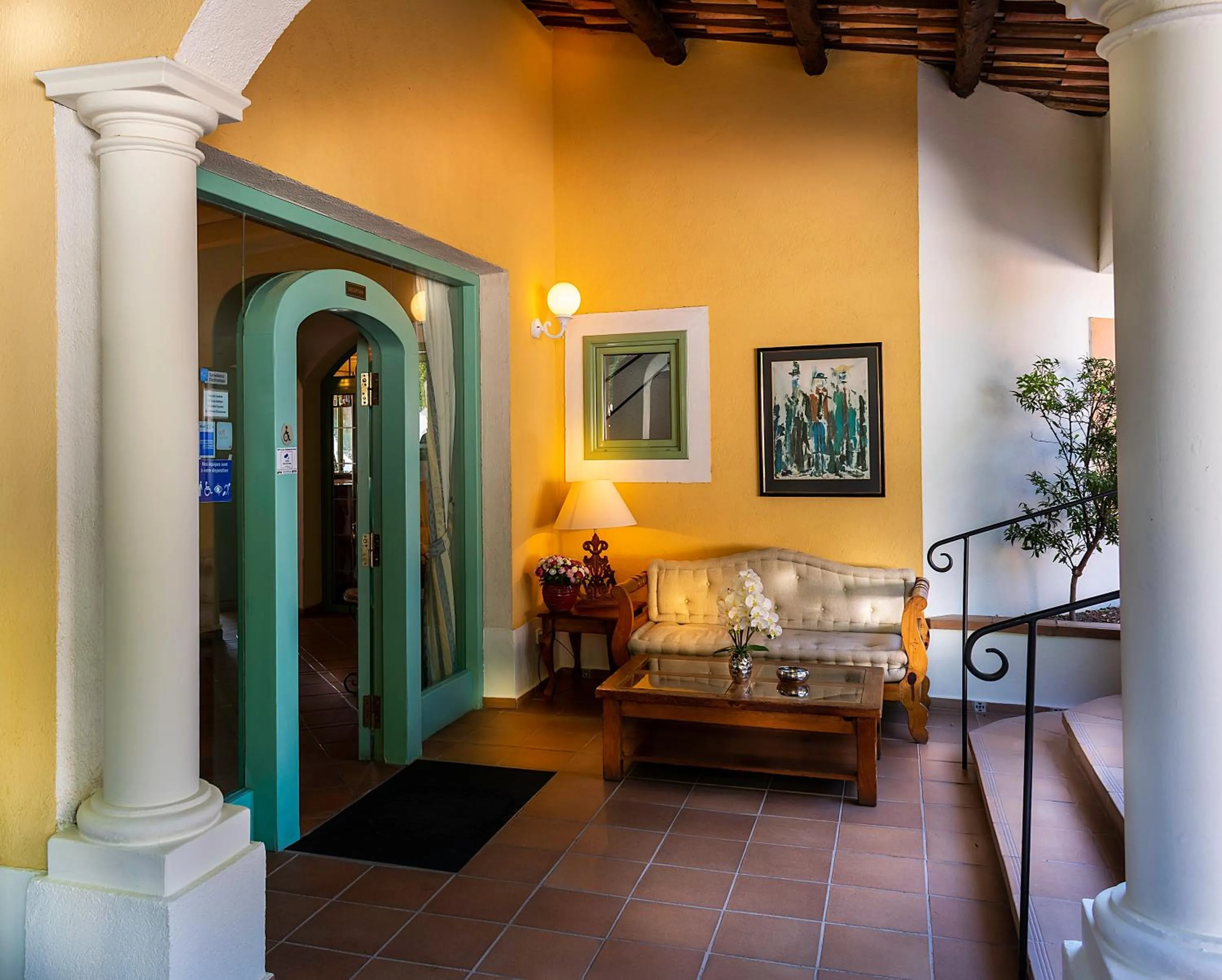 Lobby or reception in Hotel La Romarine