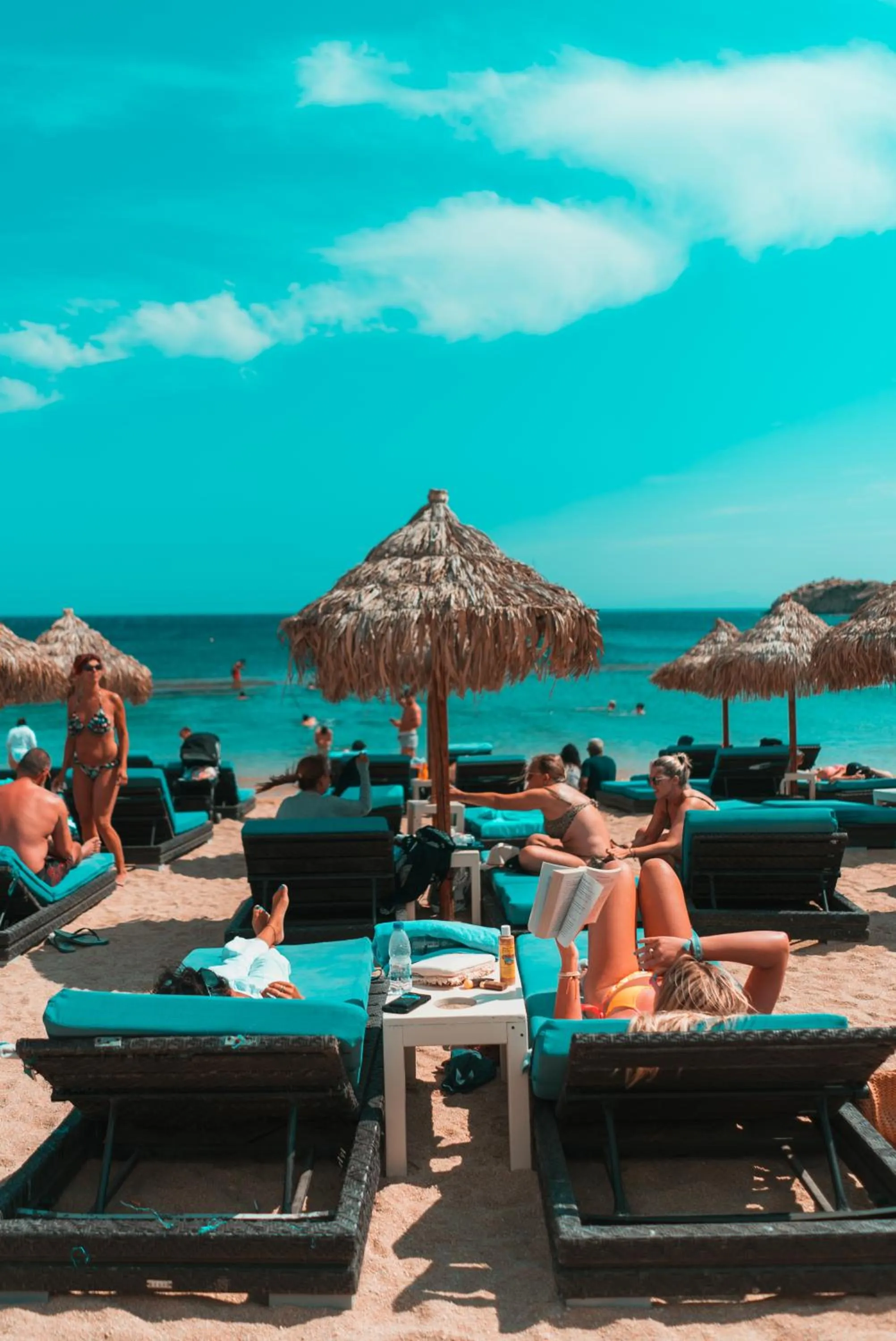 sunbed in Paradise Beach Resort