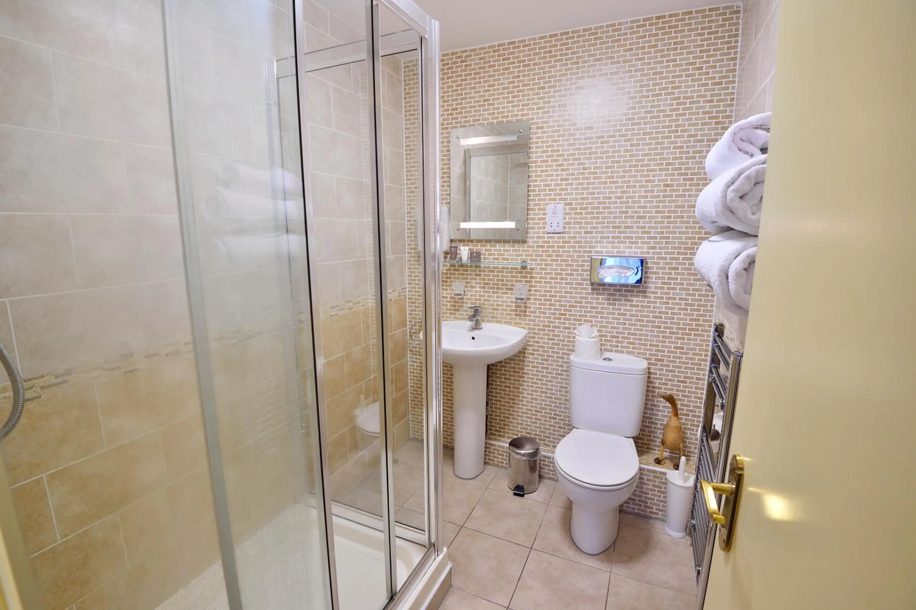 Shower in Angmering Manor Hotel