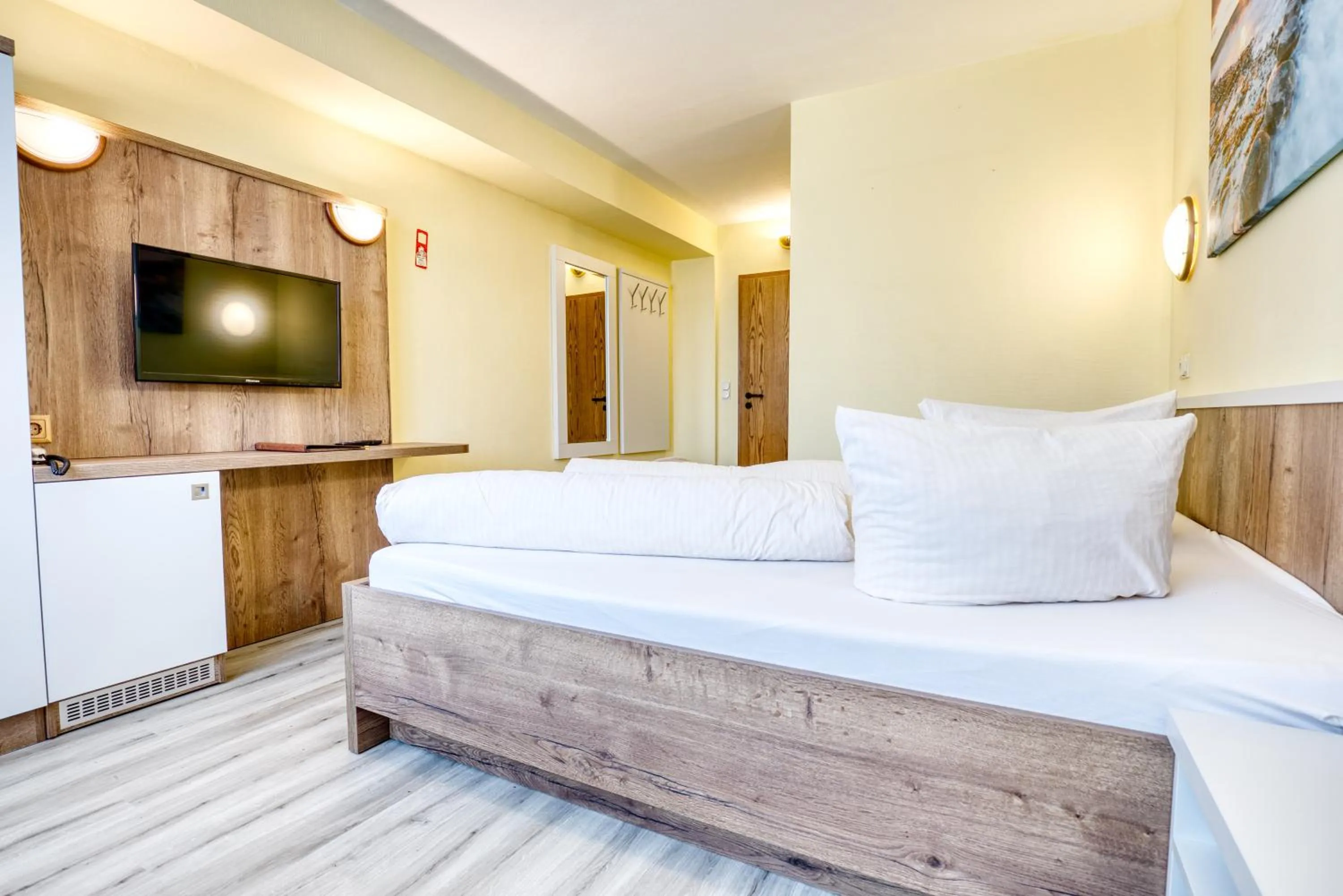 Bed in Hotel Kiebitz an der Ostsee