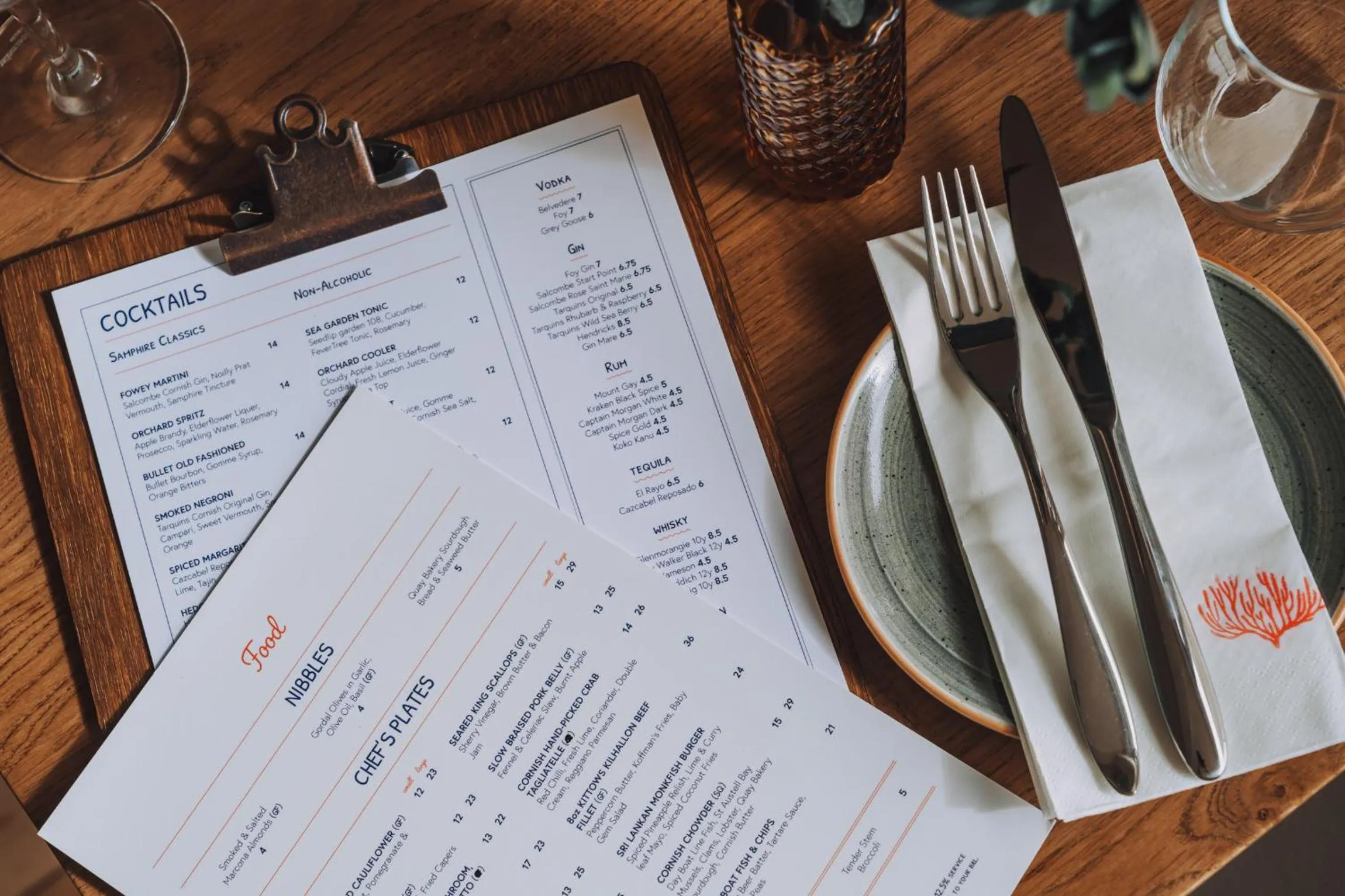 Restaurant/places to eat in The Old Quay House Hotel