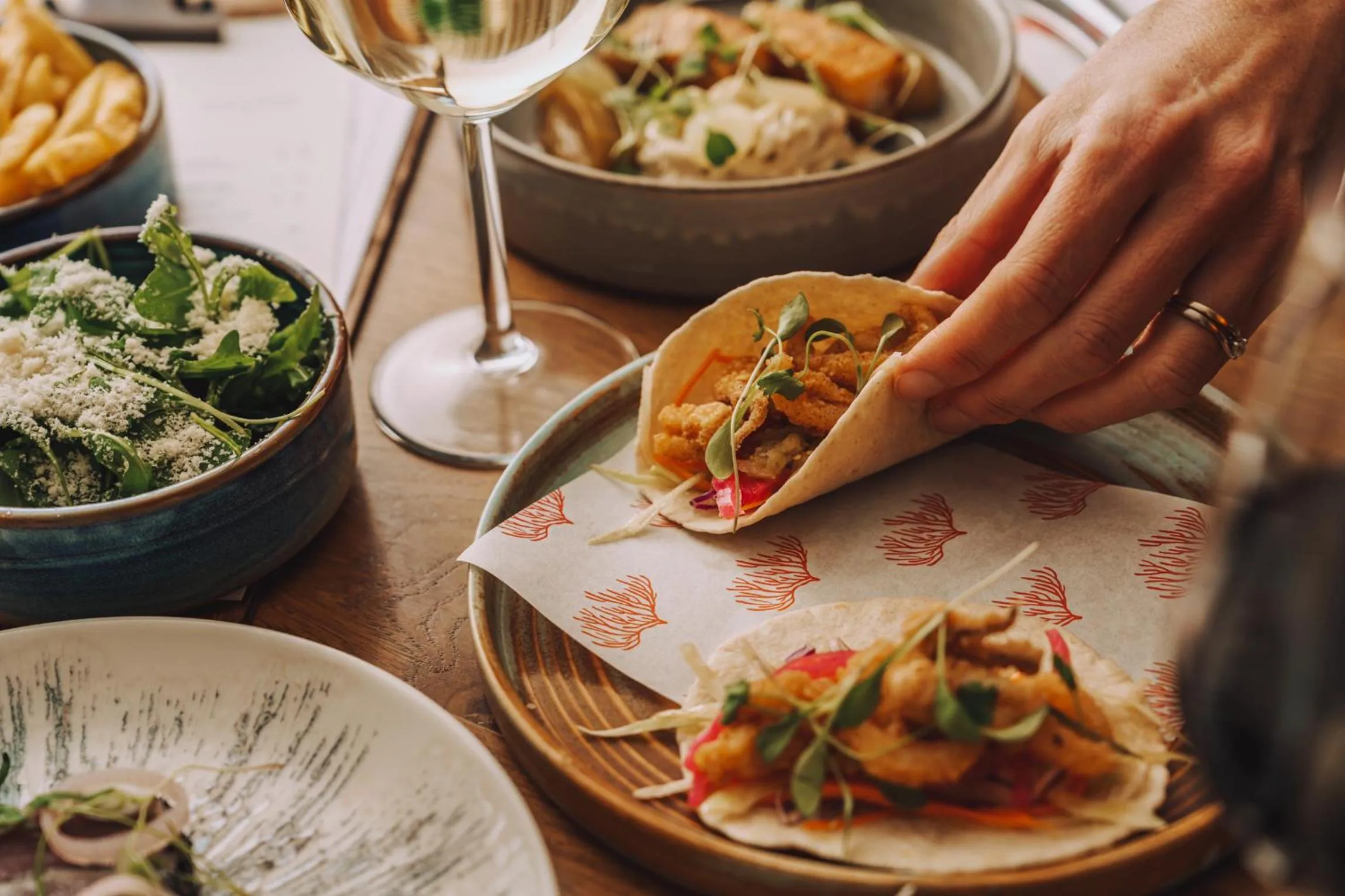 Restaurant/places to eat in The Old Quay House Hotel