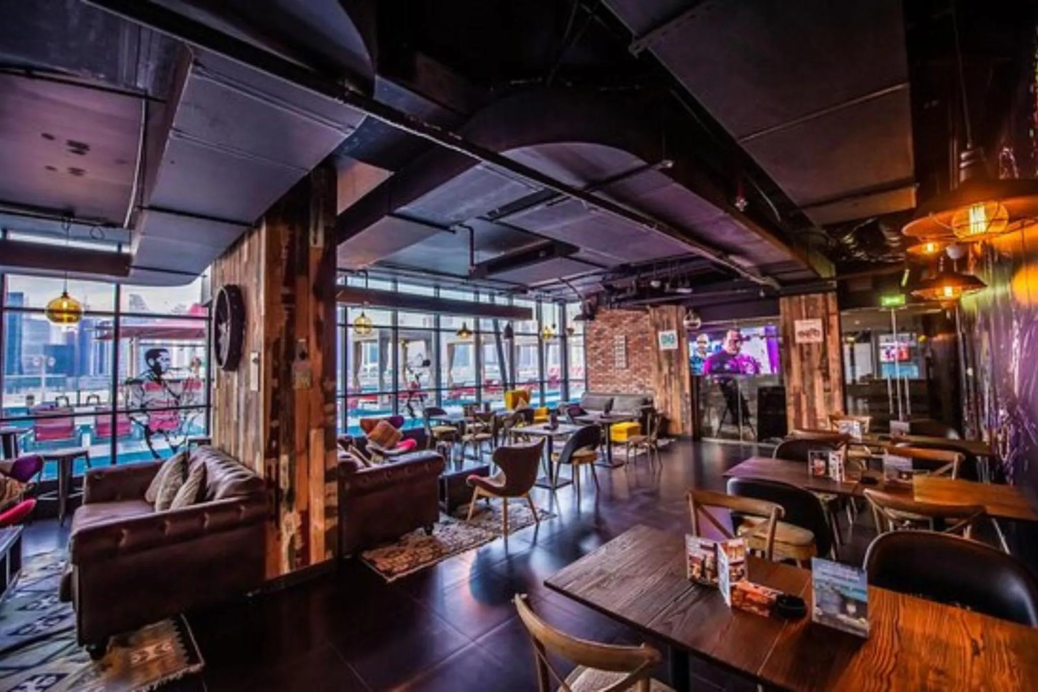 Lounge or bar in Canal Central Hotel Business Bay