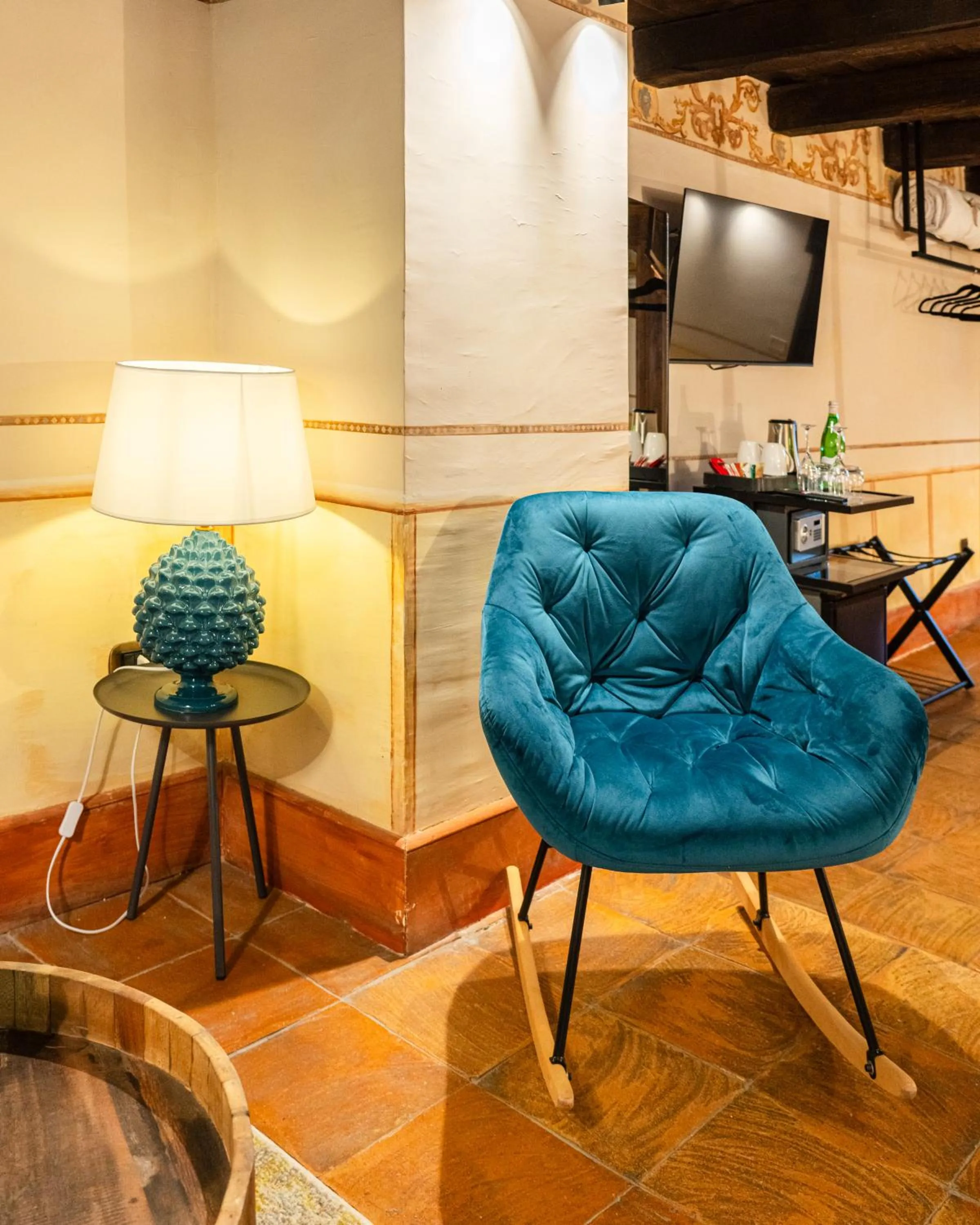 Seating area in Castello di Limatola