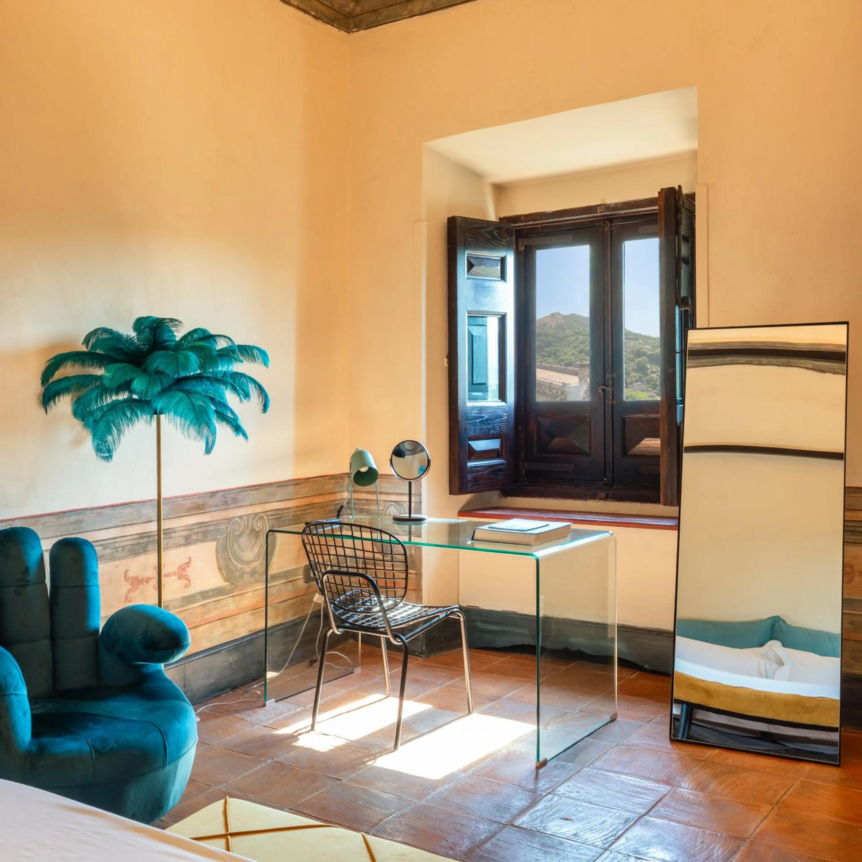 Seating area in Castello di Limatola