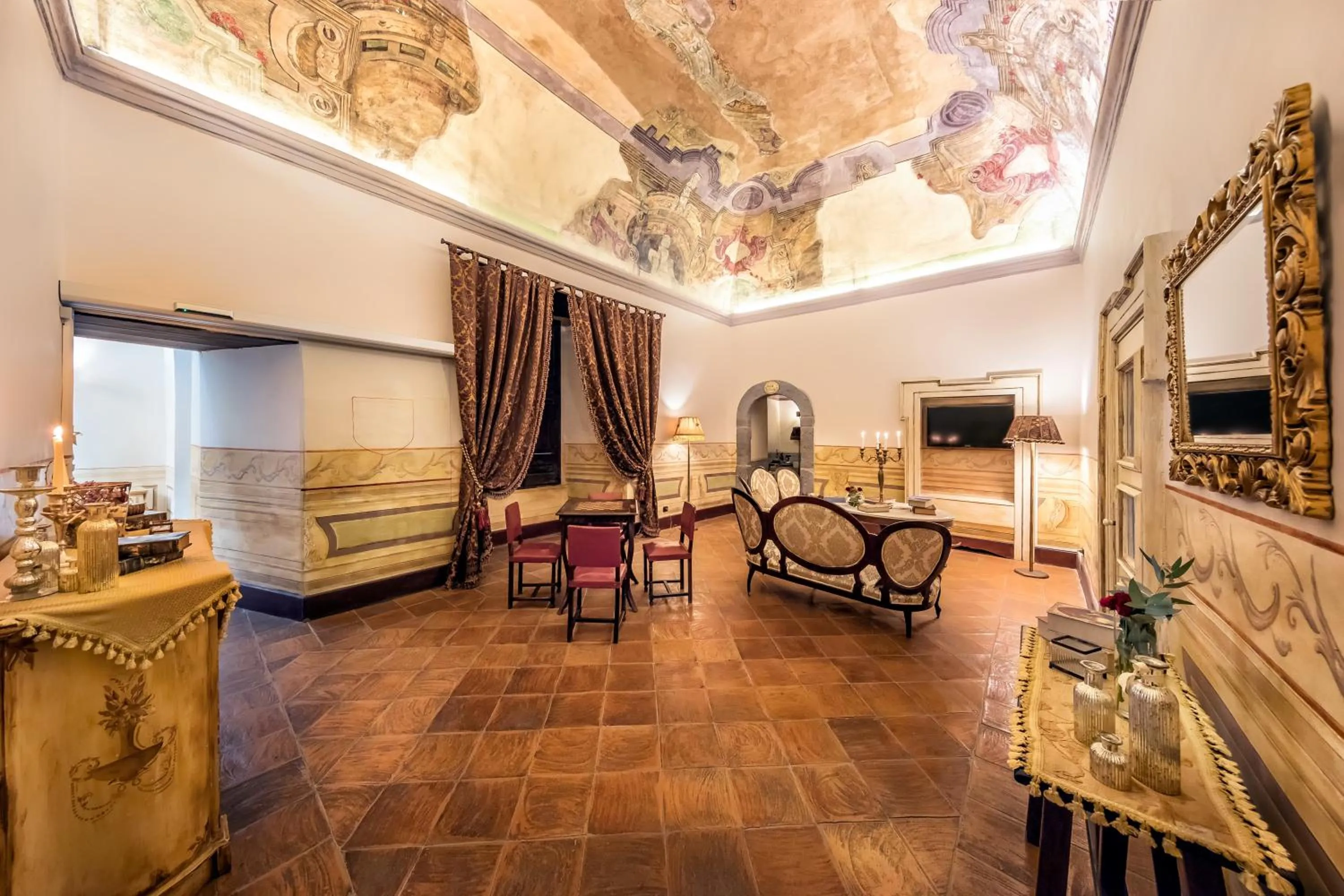 Lobby or reception in Castello di Limatola