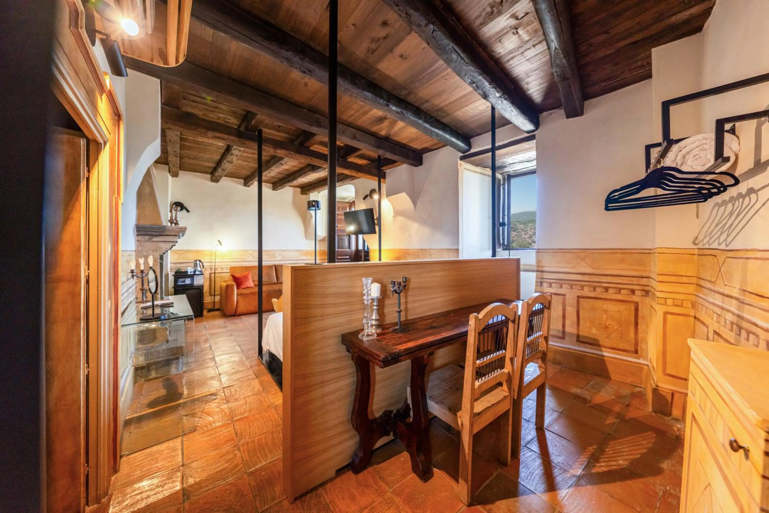 Seating area in Castello di Limatola