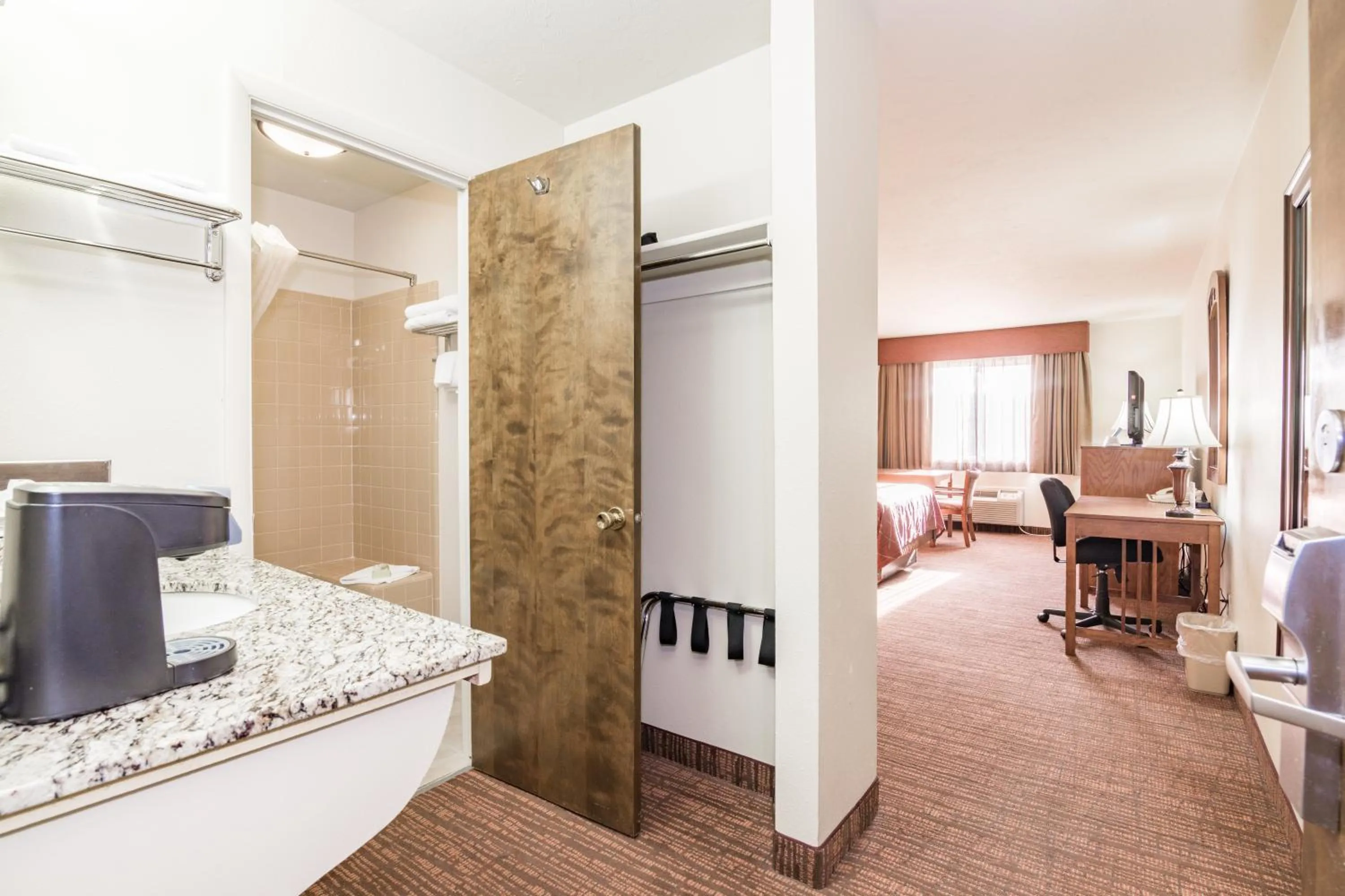 Bed in Teton West Motel