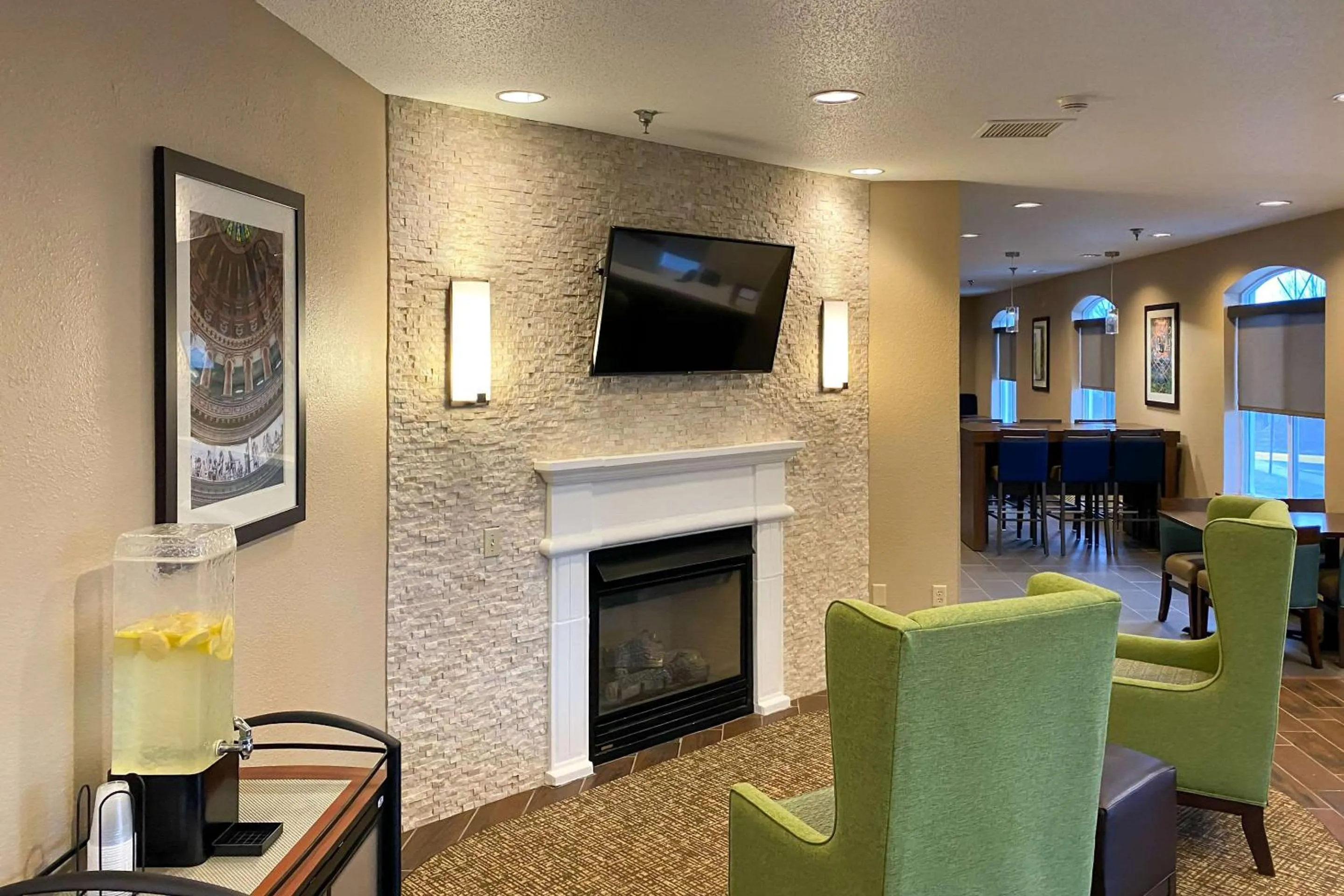 Lobby or reception in Comfort Inn DeKalb - University Area