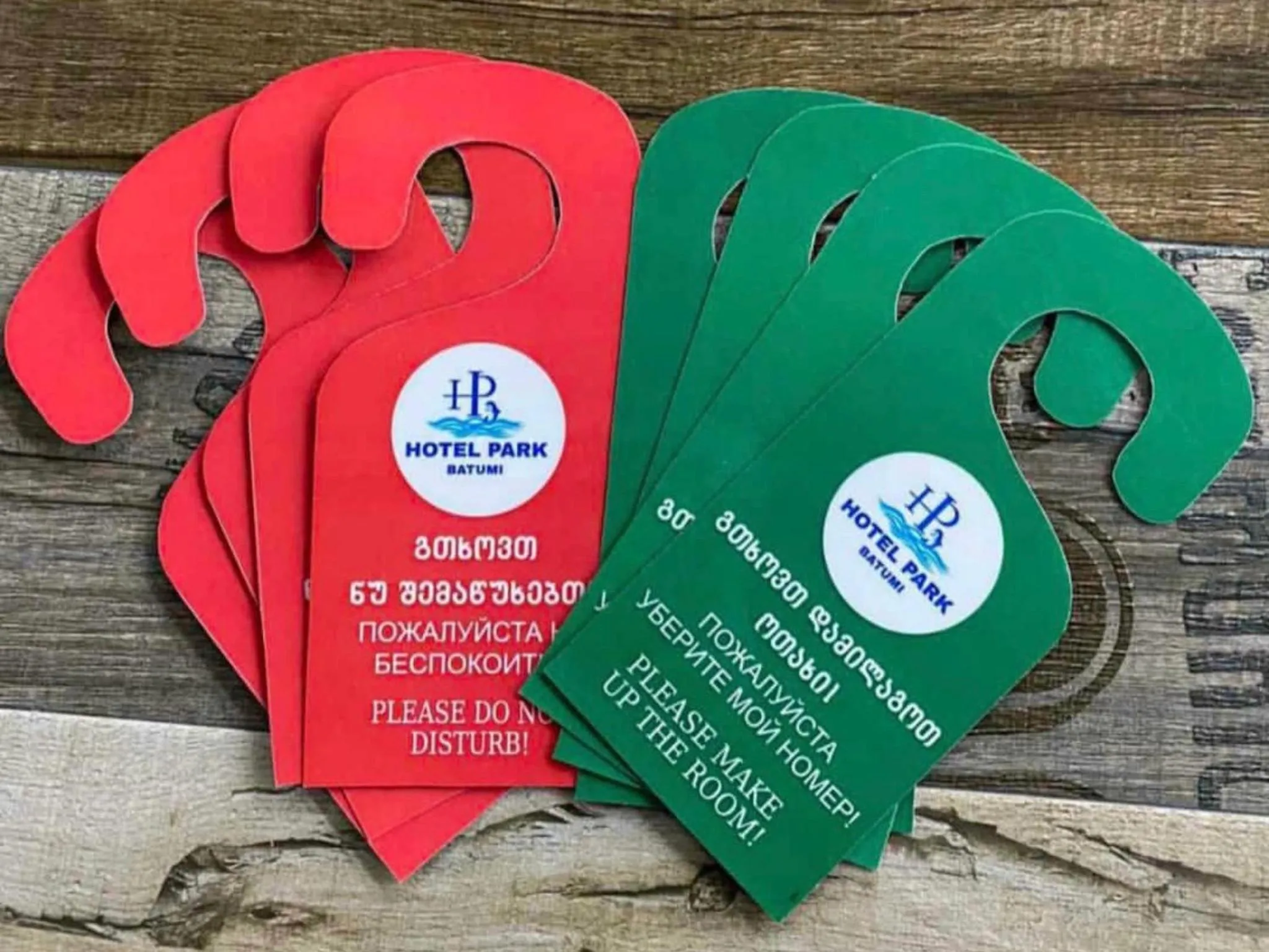 Logo/Certificate/Sign in Hotel Park