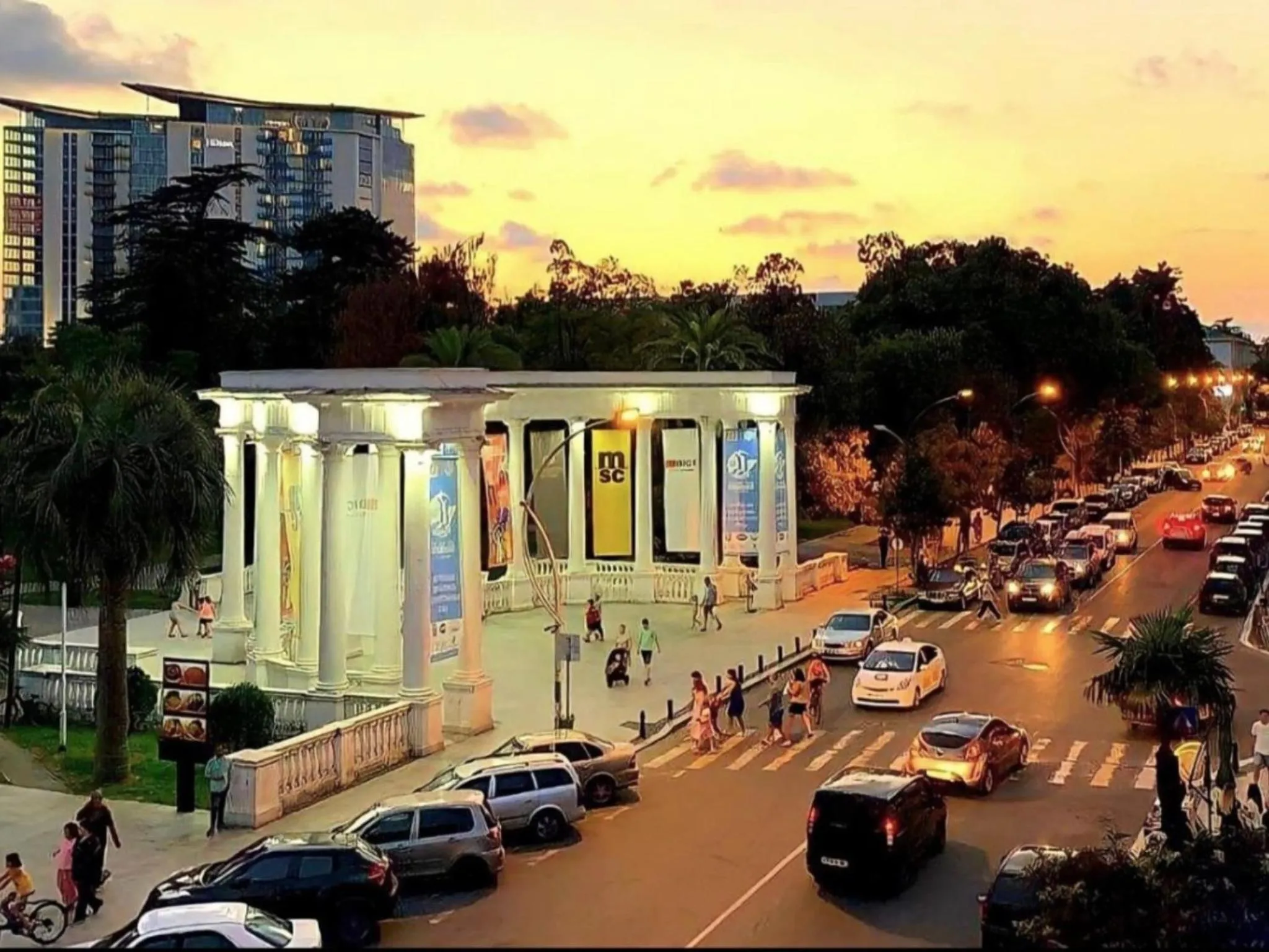 Street view in Hotel Park