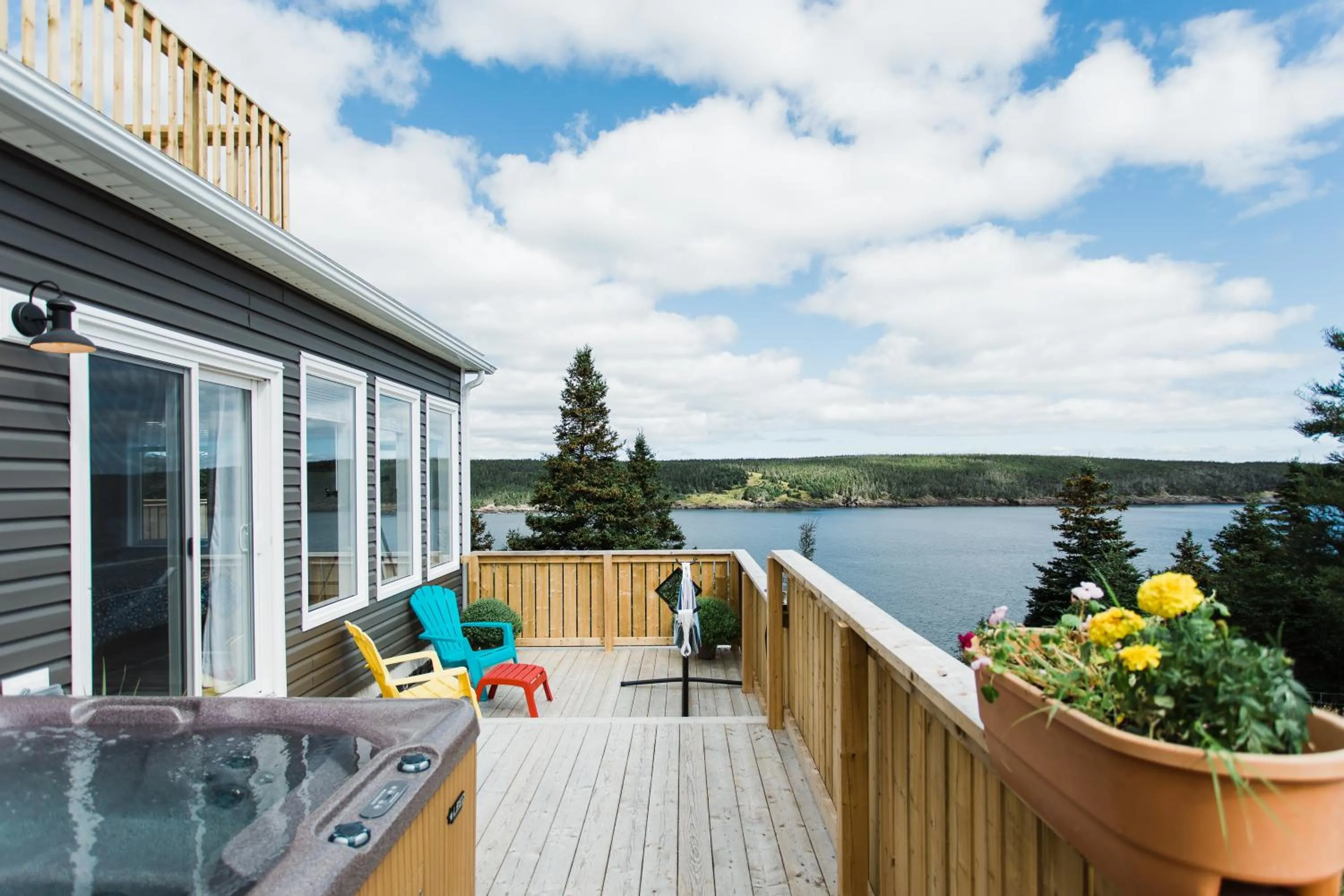 Patio in Whale House Guest House