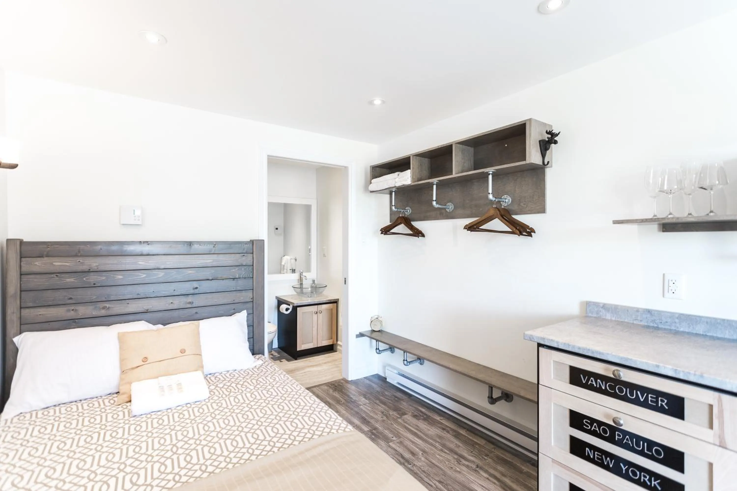 Bed in Whale House Guest House