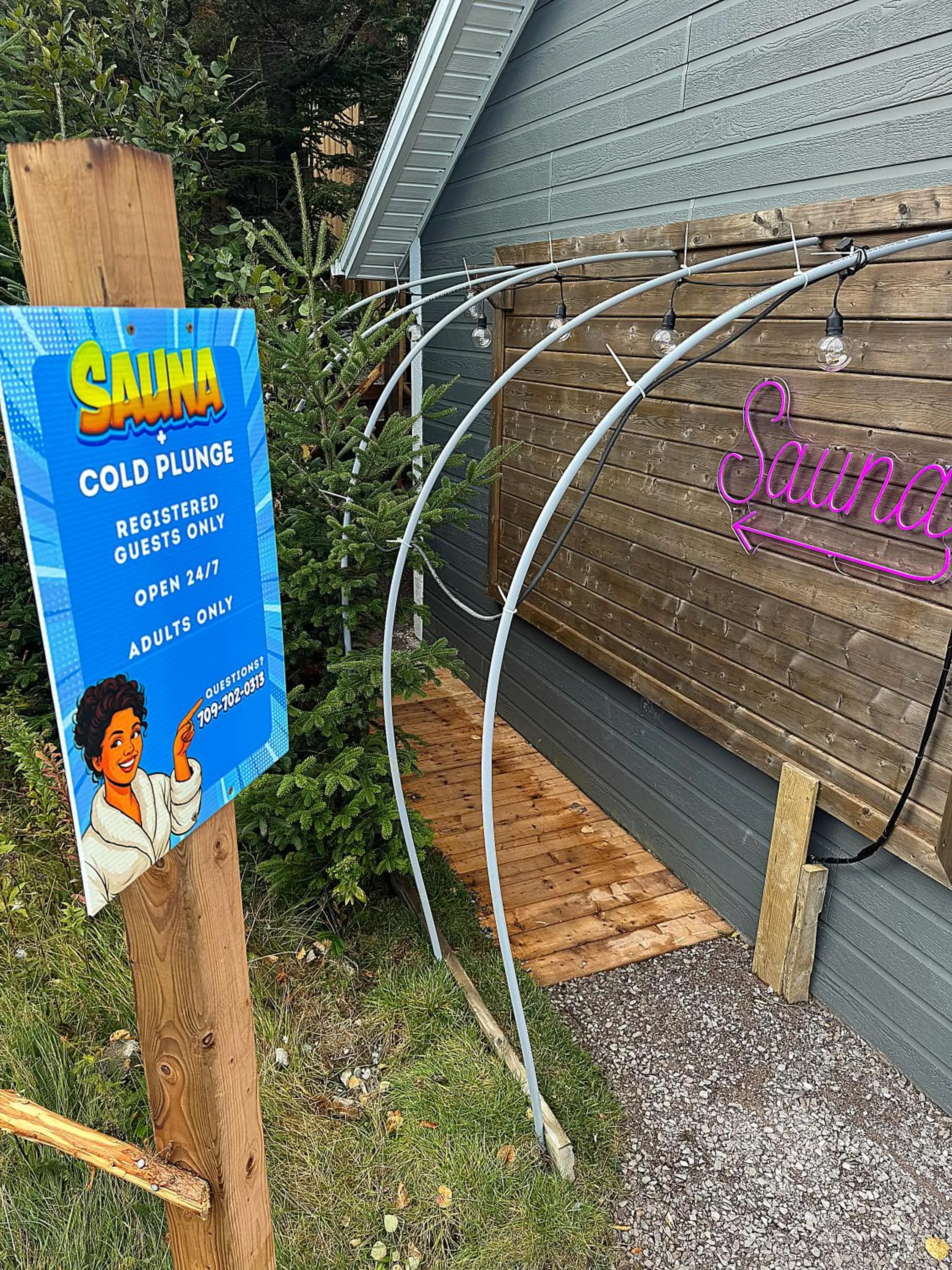 Sauna in Whale House Guest House