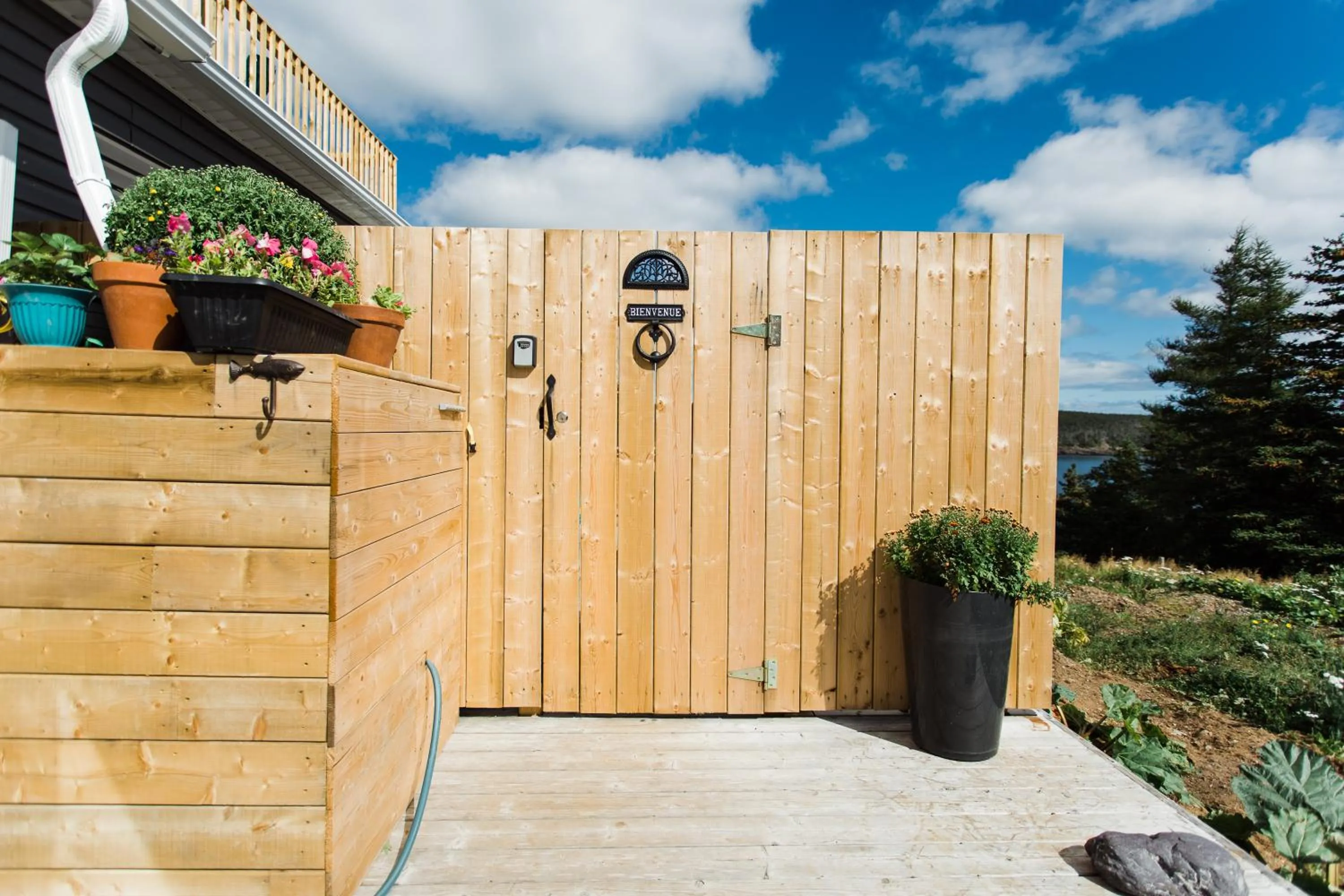 Patio in Whale House Guest House