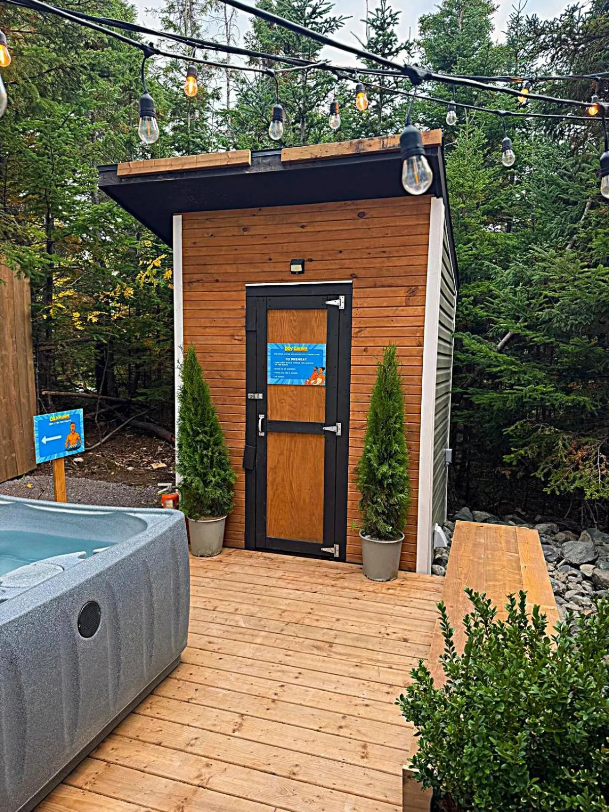 Sauna in Whale House Guest House