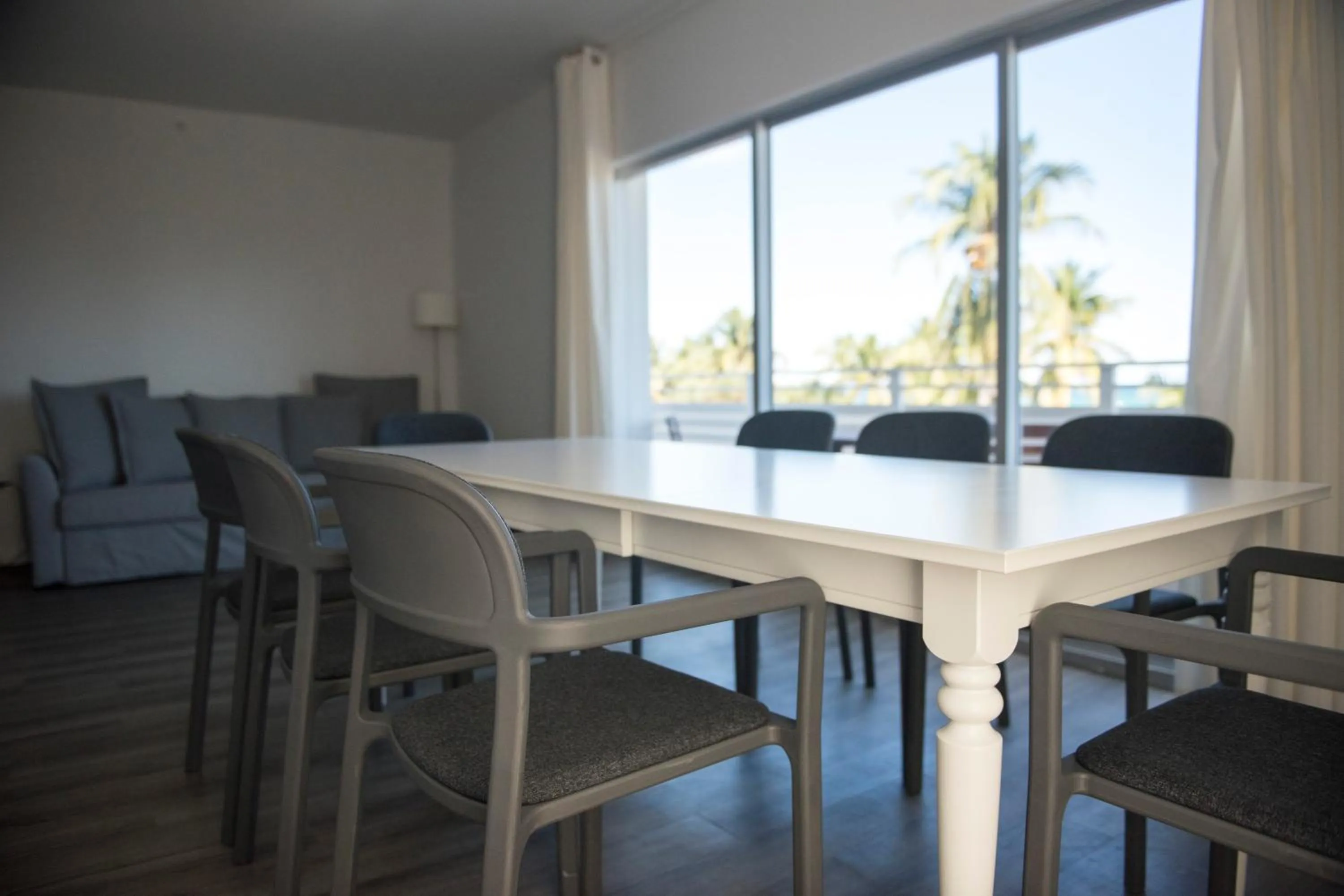 Dining Area in 12th & Ocean Suites by LuxUrban