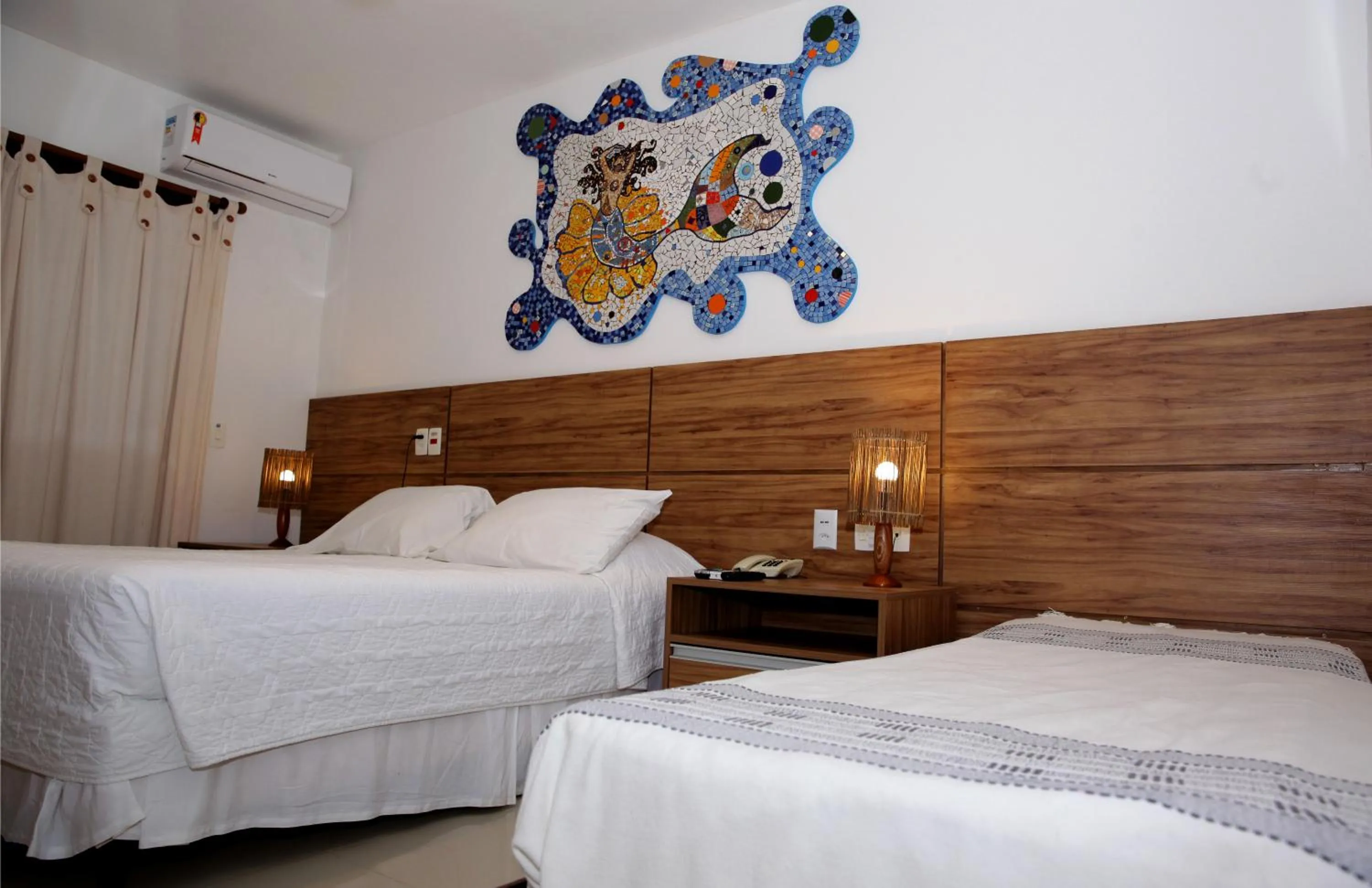 Bed in Pousada Ogum Marinho