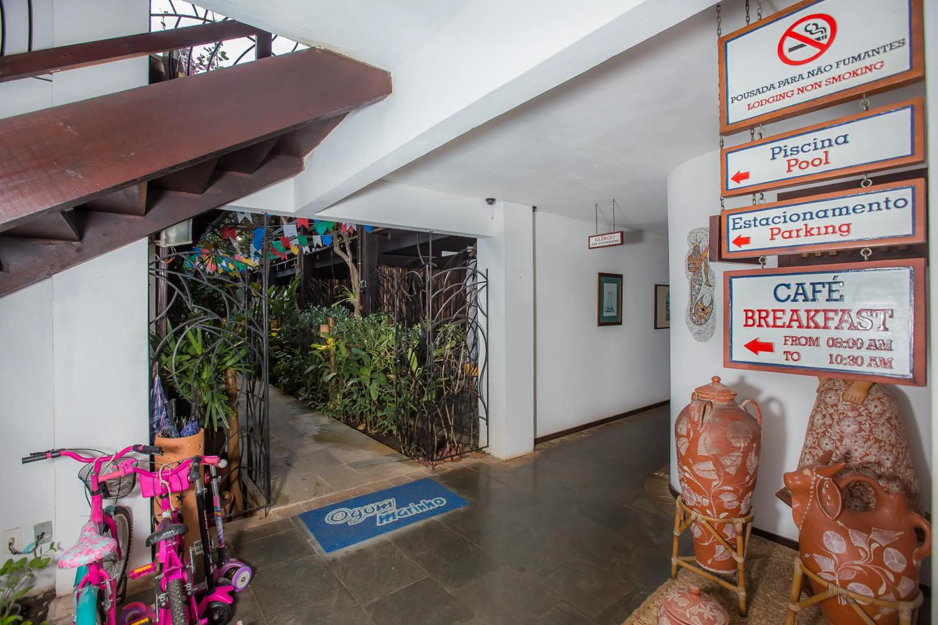 Decorative detail in Pousada Ogum Marinho