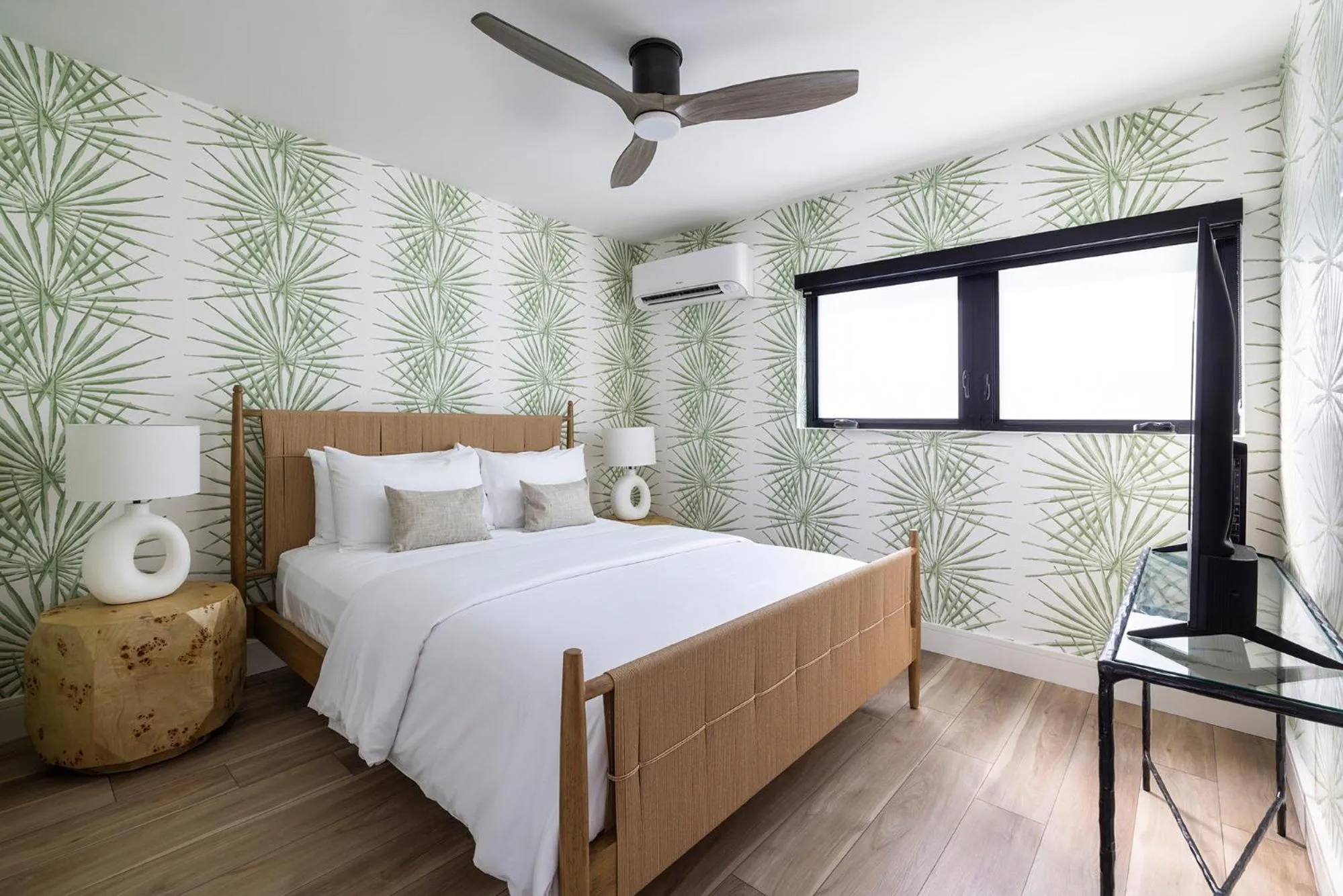 Bed in Pines & Palms Resort