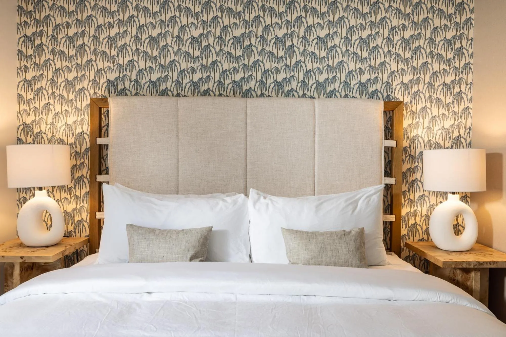 Bed in Pines & Palms Resort