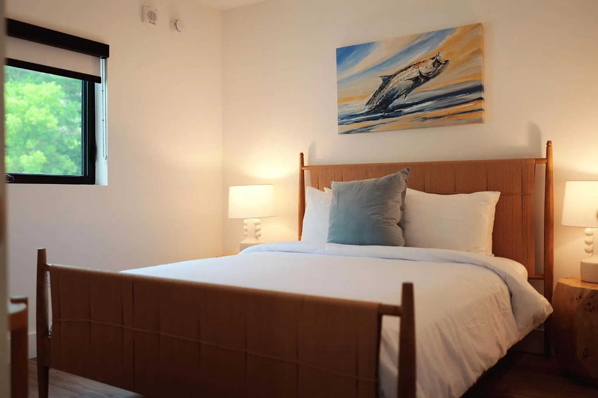 Bed in Pines & Palms Resort