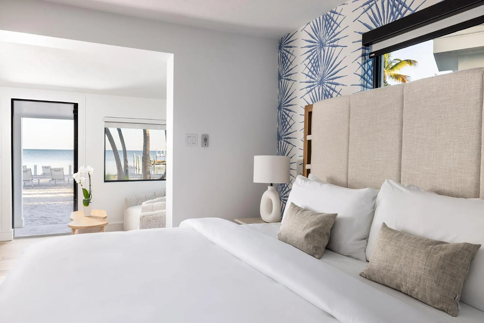 Bed in Pines & Palms Resort