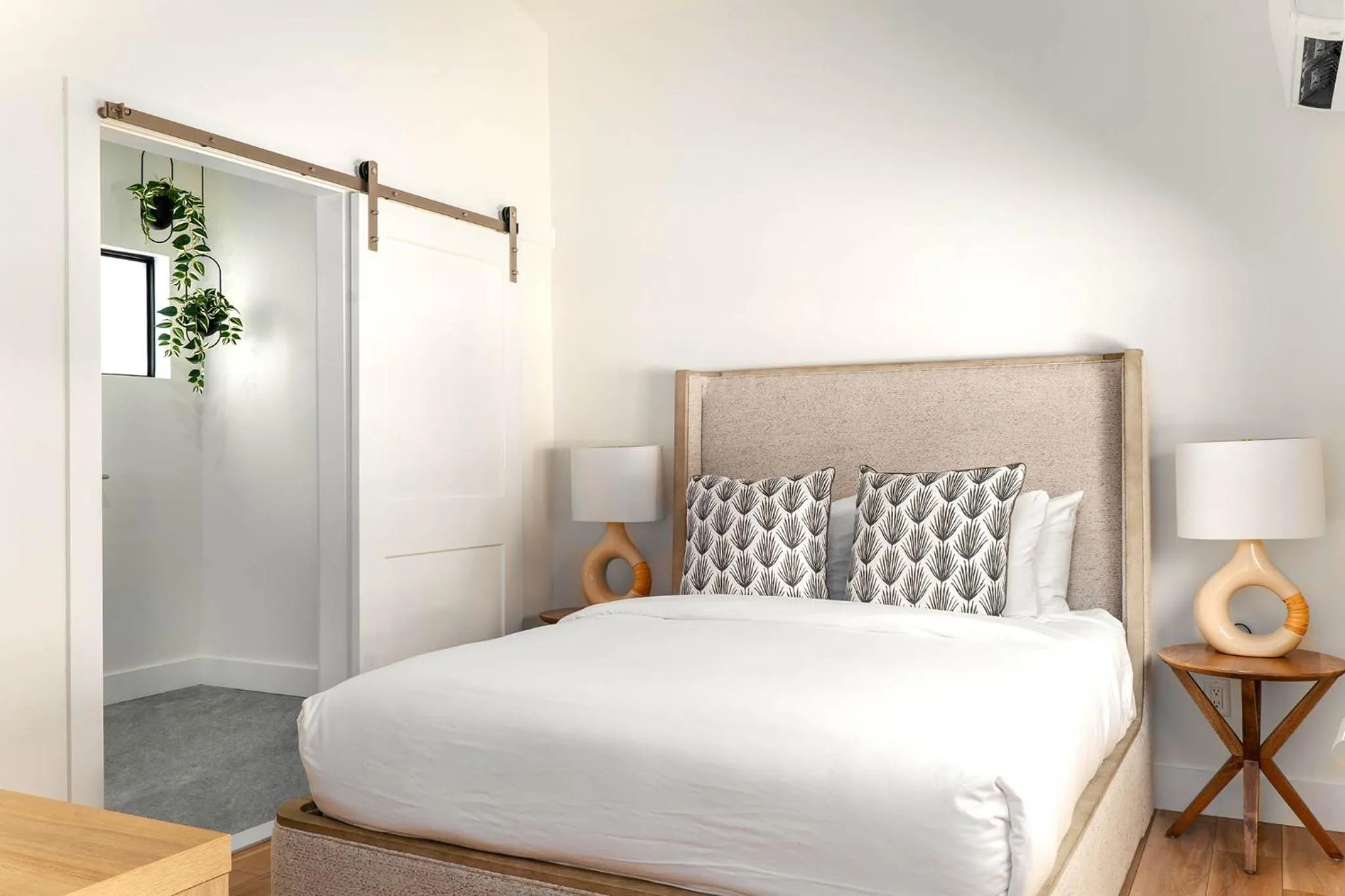 Bed in Pines & Palms Resort