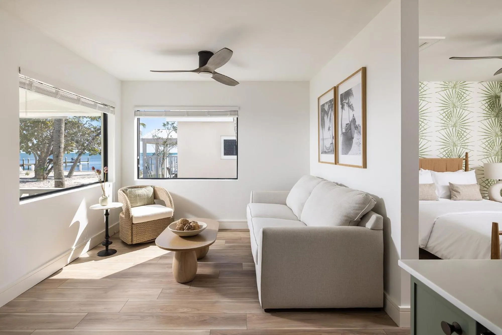 Bed in Pines & Palms Resort