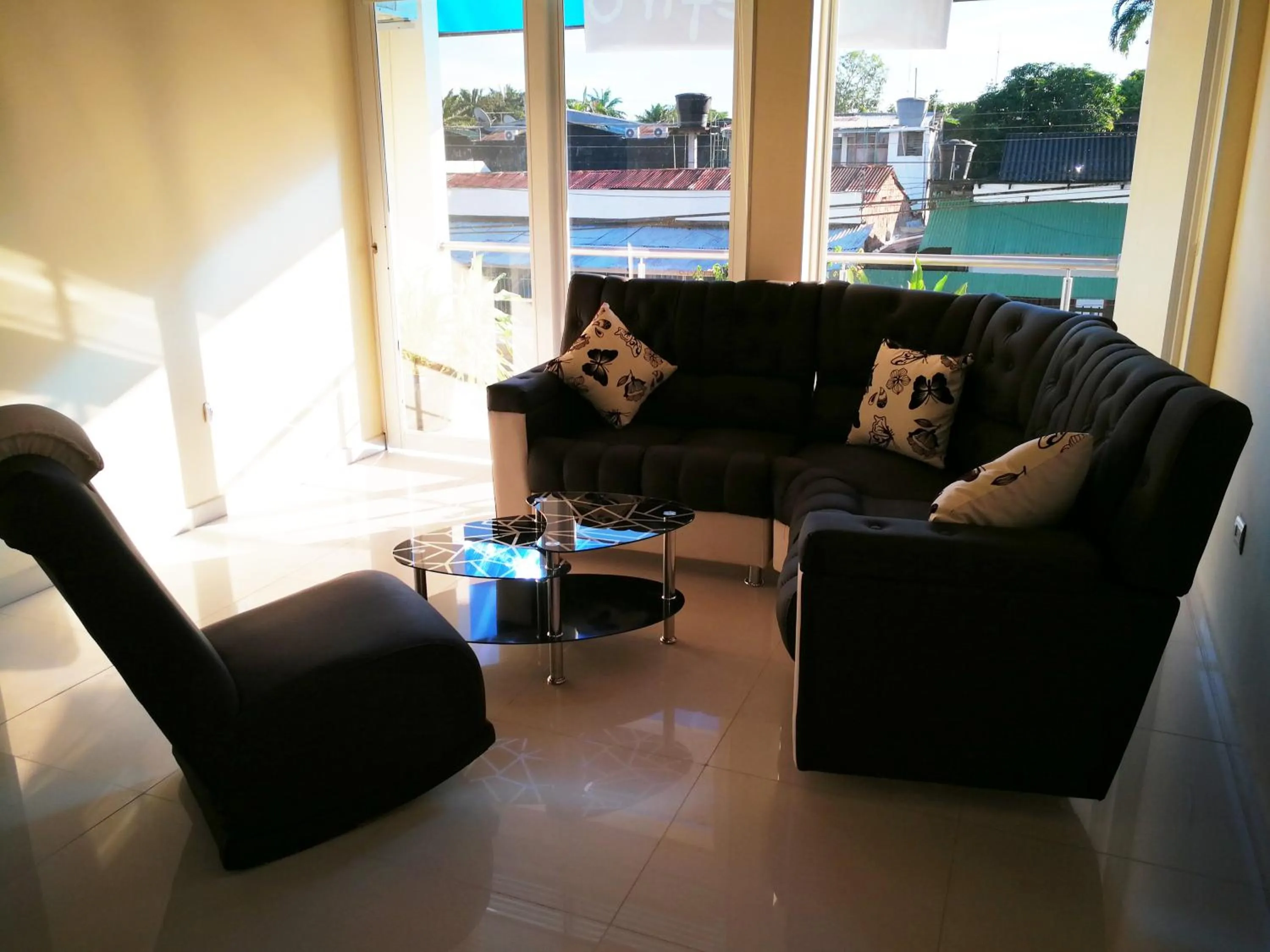 Living room in Hotel Zafiro