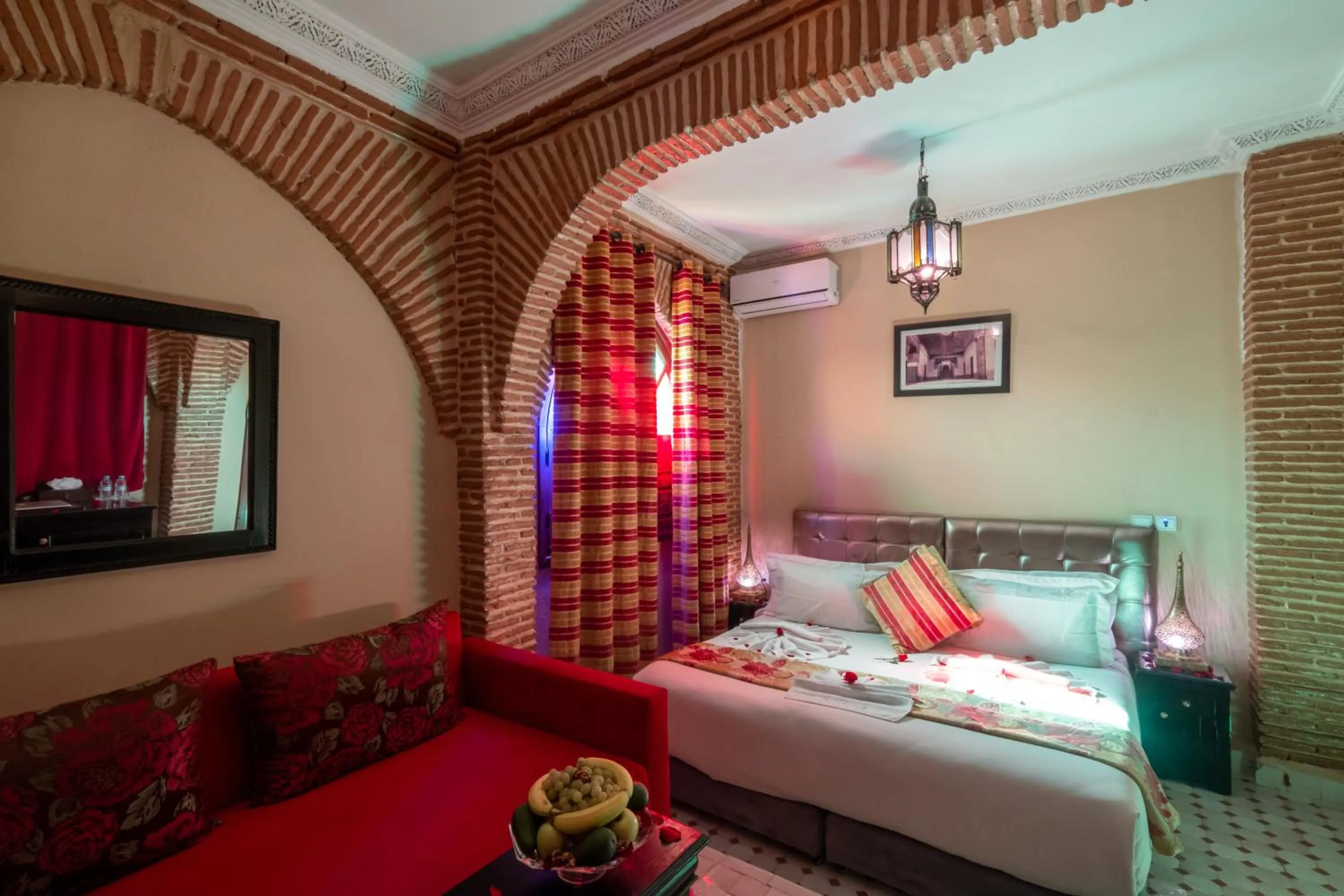 Bed in Riad Mabrouk