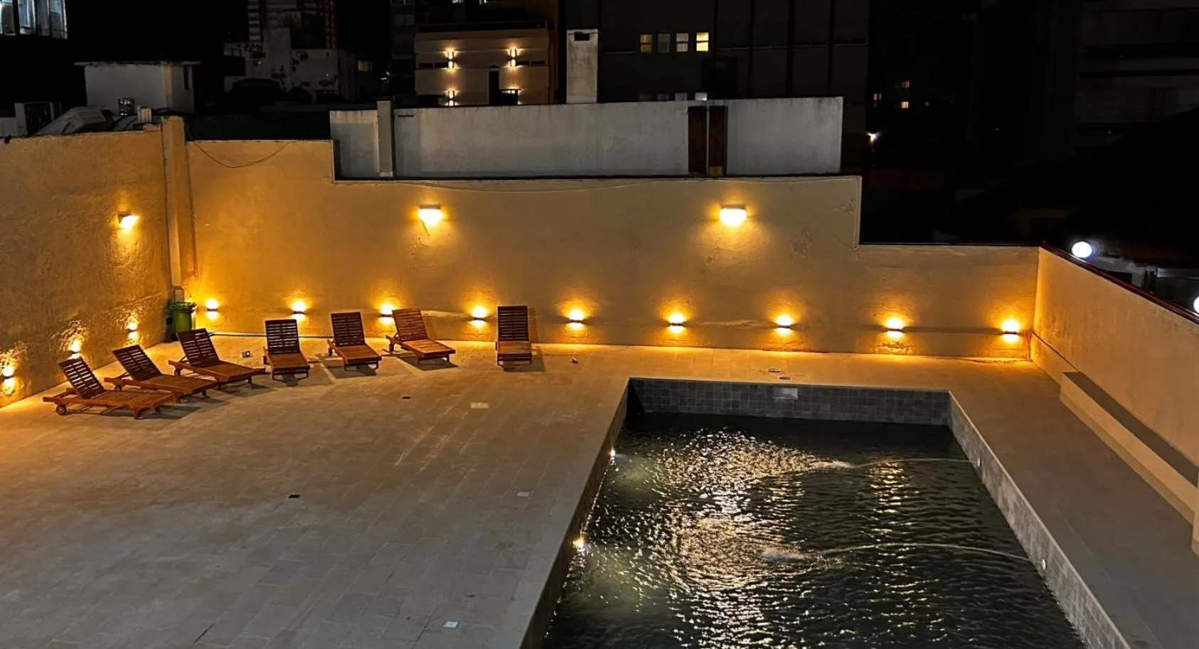 Swimming pool in Hotel Florinda