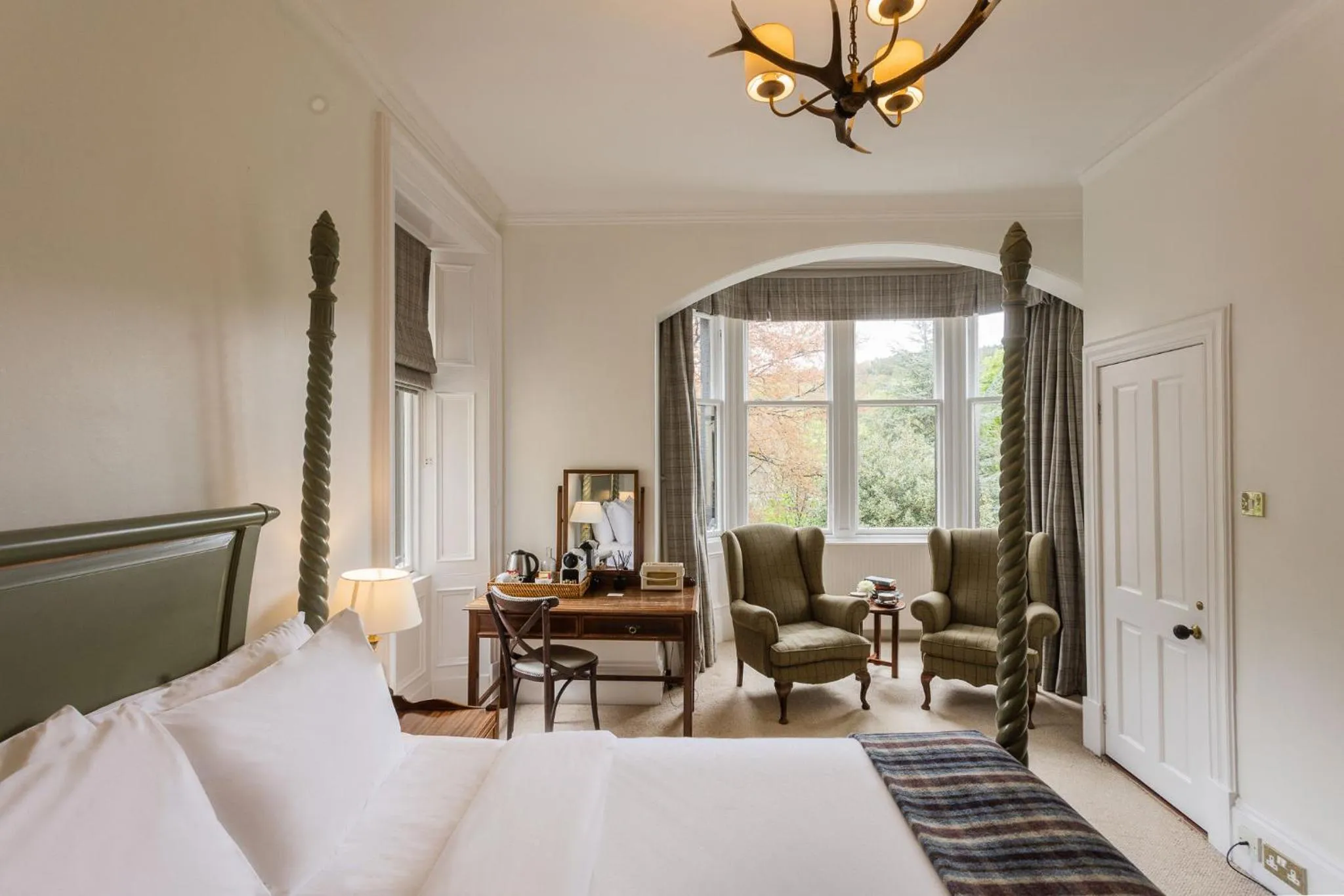 Bedroom, Bed in Craigellachie Hotel of Speyside