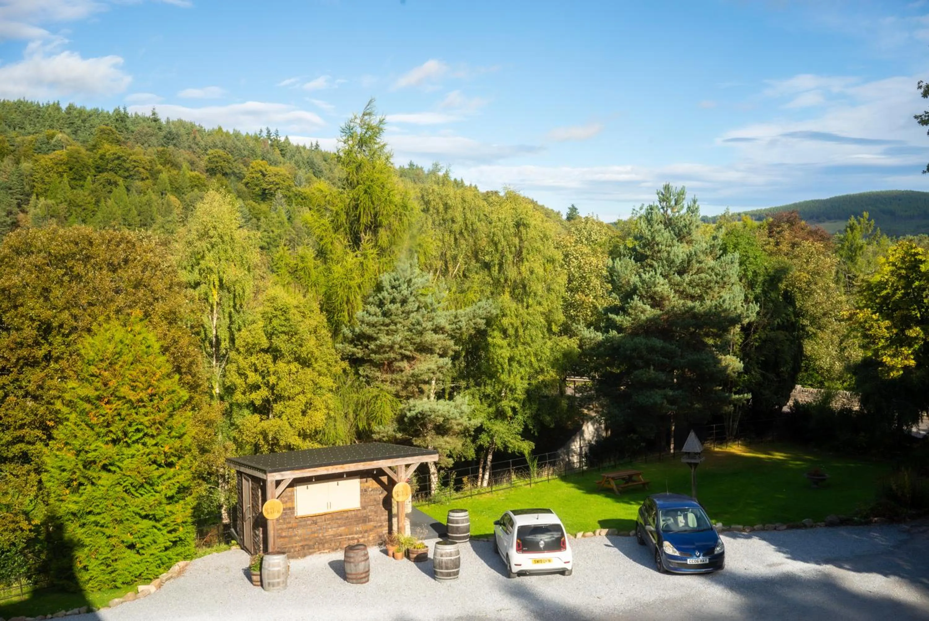 View (from property/room) in Craigellachie Hotel of Speyside