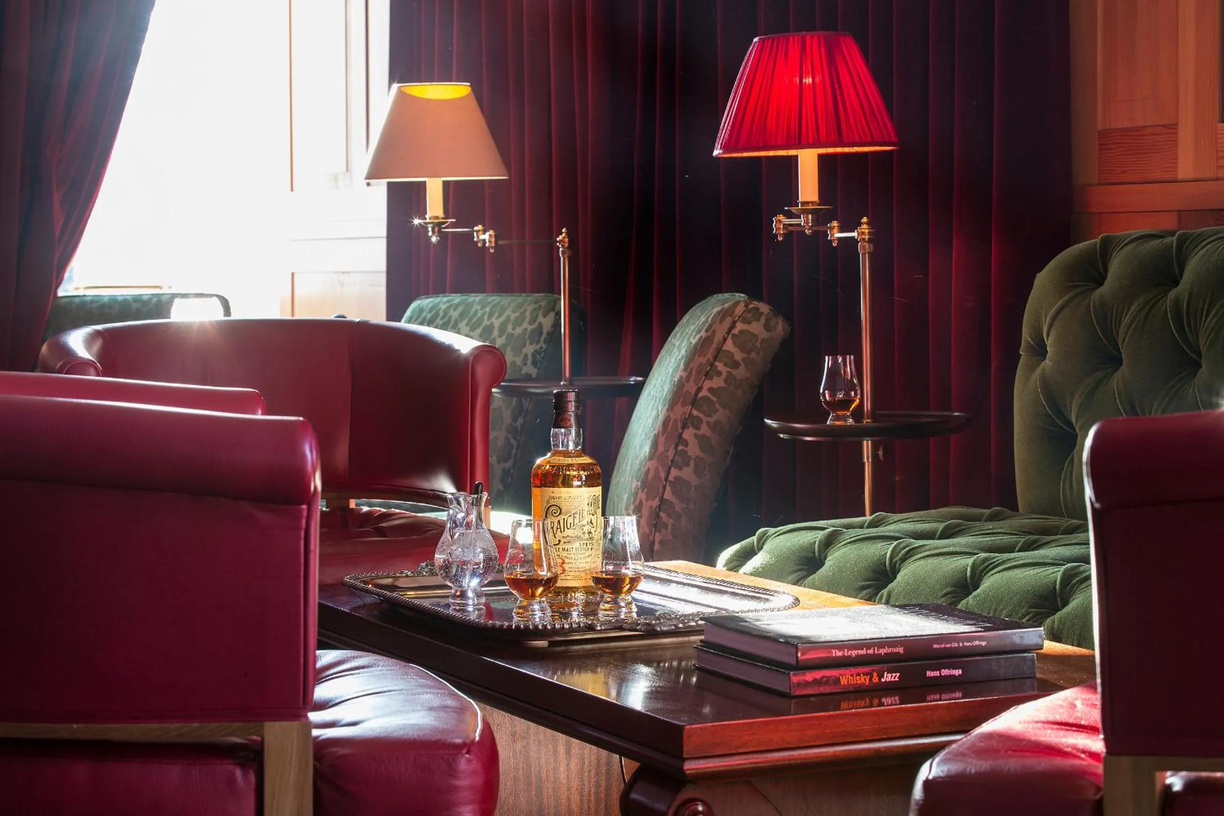 Lounge or bar in Craigellachie Hotel of Speyside