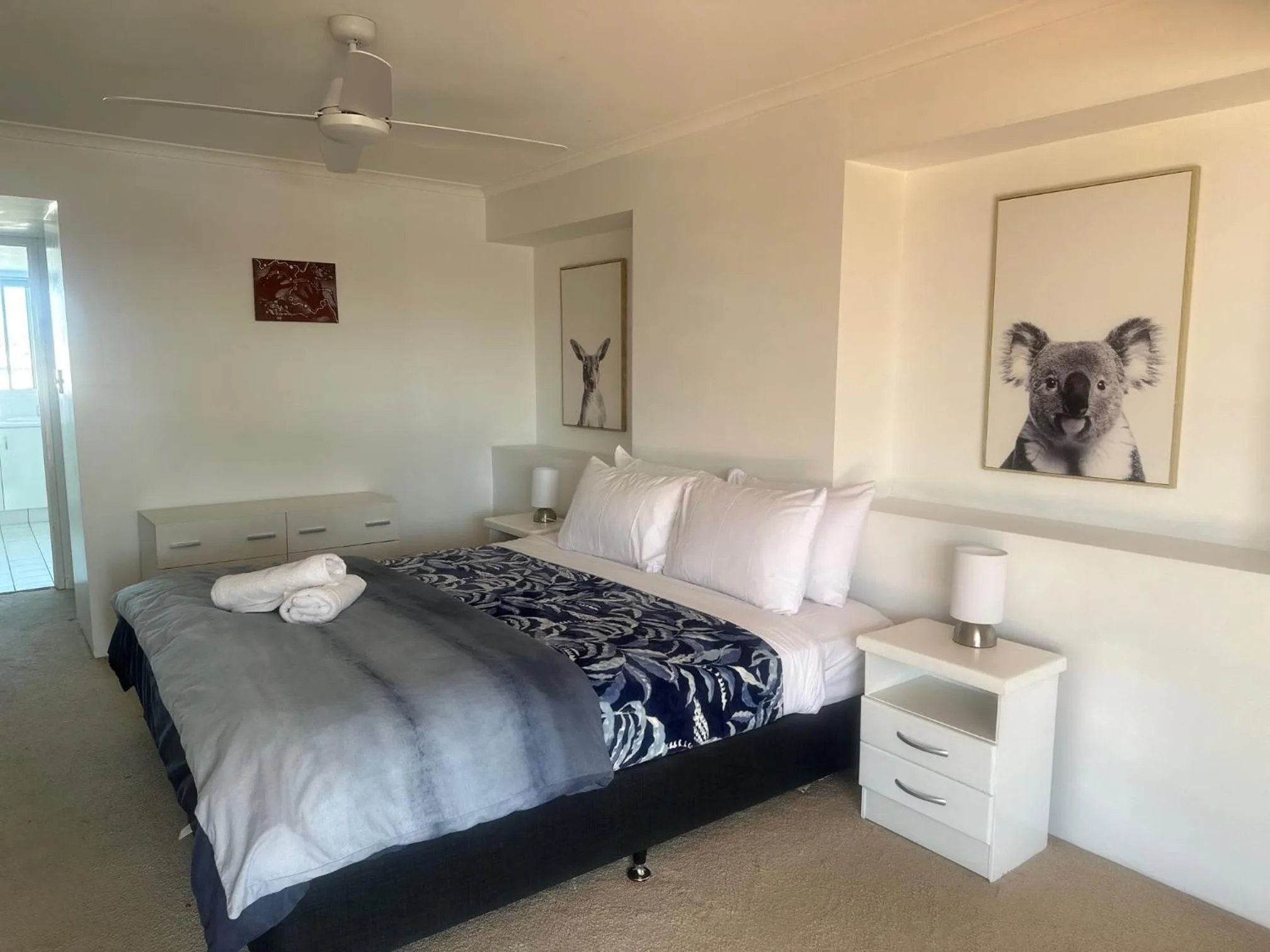 Bed in Sanctuary Beach Resort