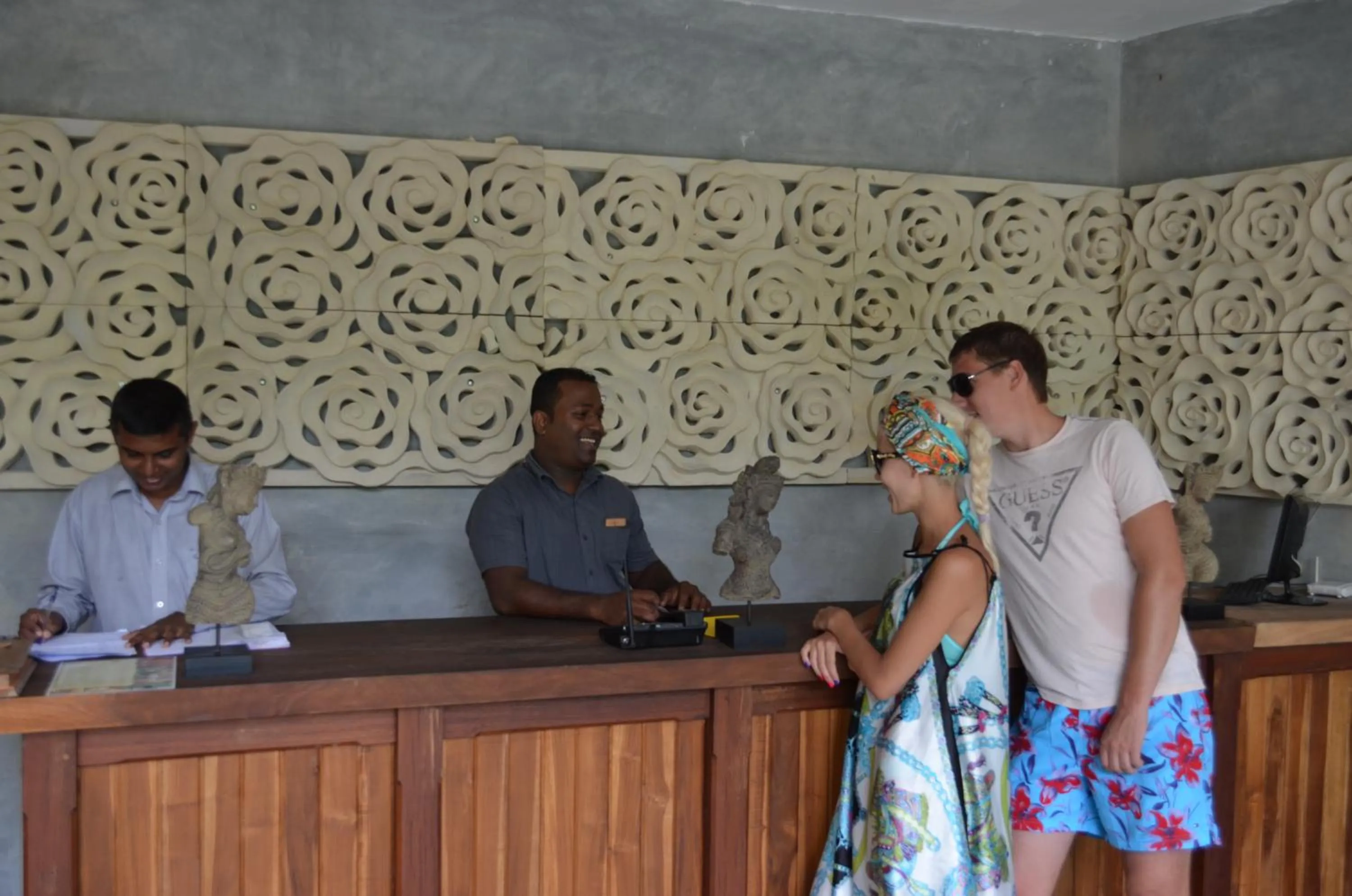 Lobby or reception in Thambapanni Retreat